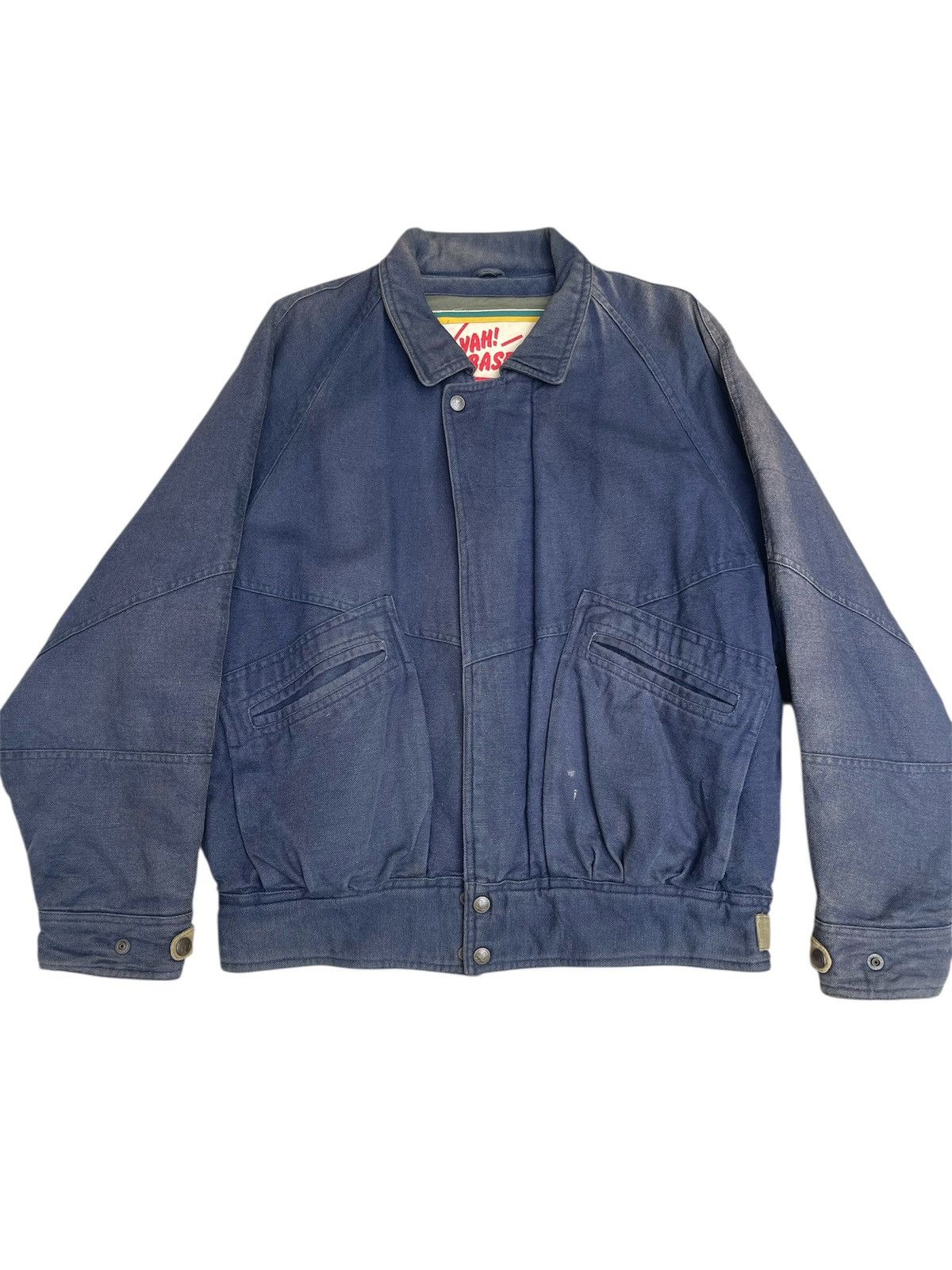 Vintage 90s Yah! Baseball ‘Victory Begins to Chase’ Denim Jacket Size US M / EU 48-50 / 2 - 1 Thumbnail