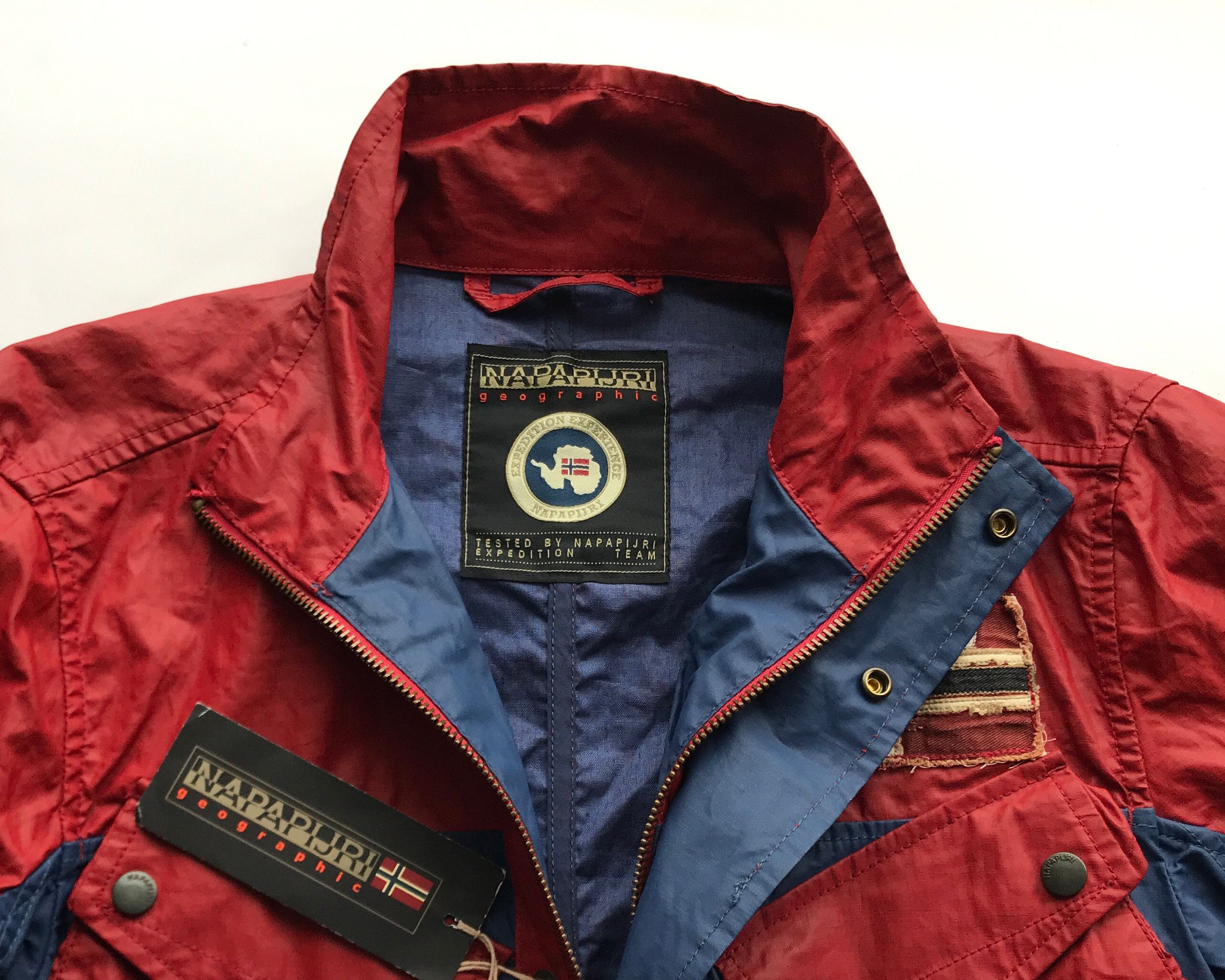 Napapijri NAPAPIJRI JACKET 100% LINEN WITH WATER-REPELLENT TREATMENT Size US M / EU 48-50 / 2 - 5 Thumbnail