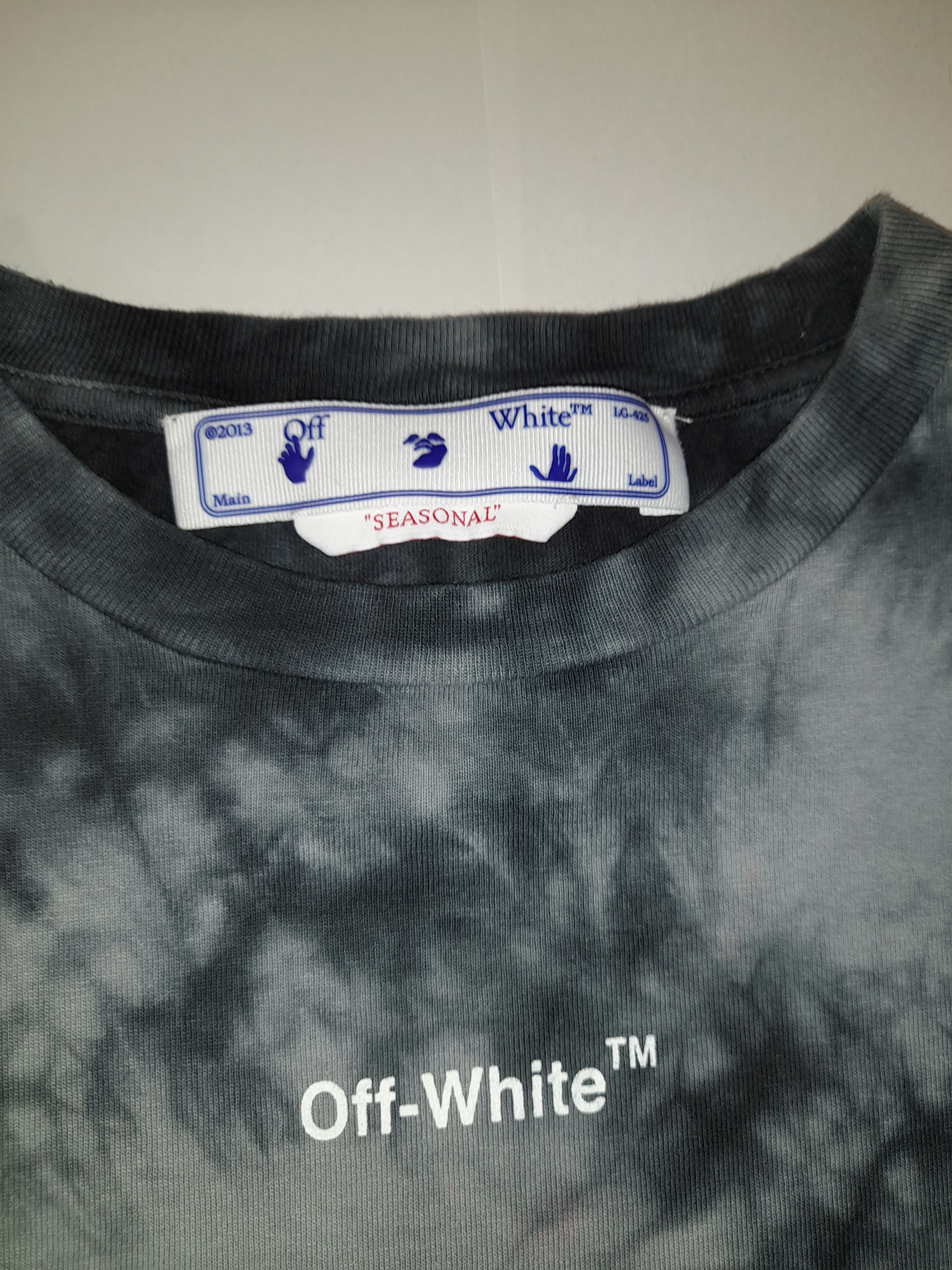 Off-White Off-White tie dye print t-shirt Size US M / EU 48-50 / 2 - 9 Thumbnail