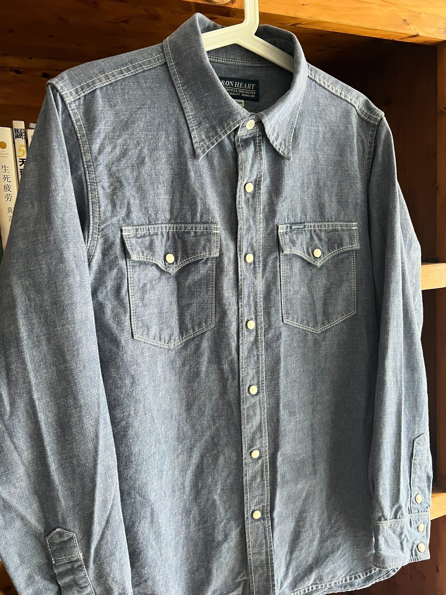 Iron Heart Iron Heart Indigo Selvedge Denim Work Shirt Size US M / EU 48-50 / 2 - 3 Thumbnail