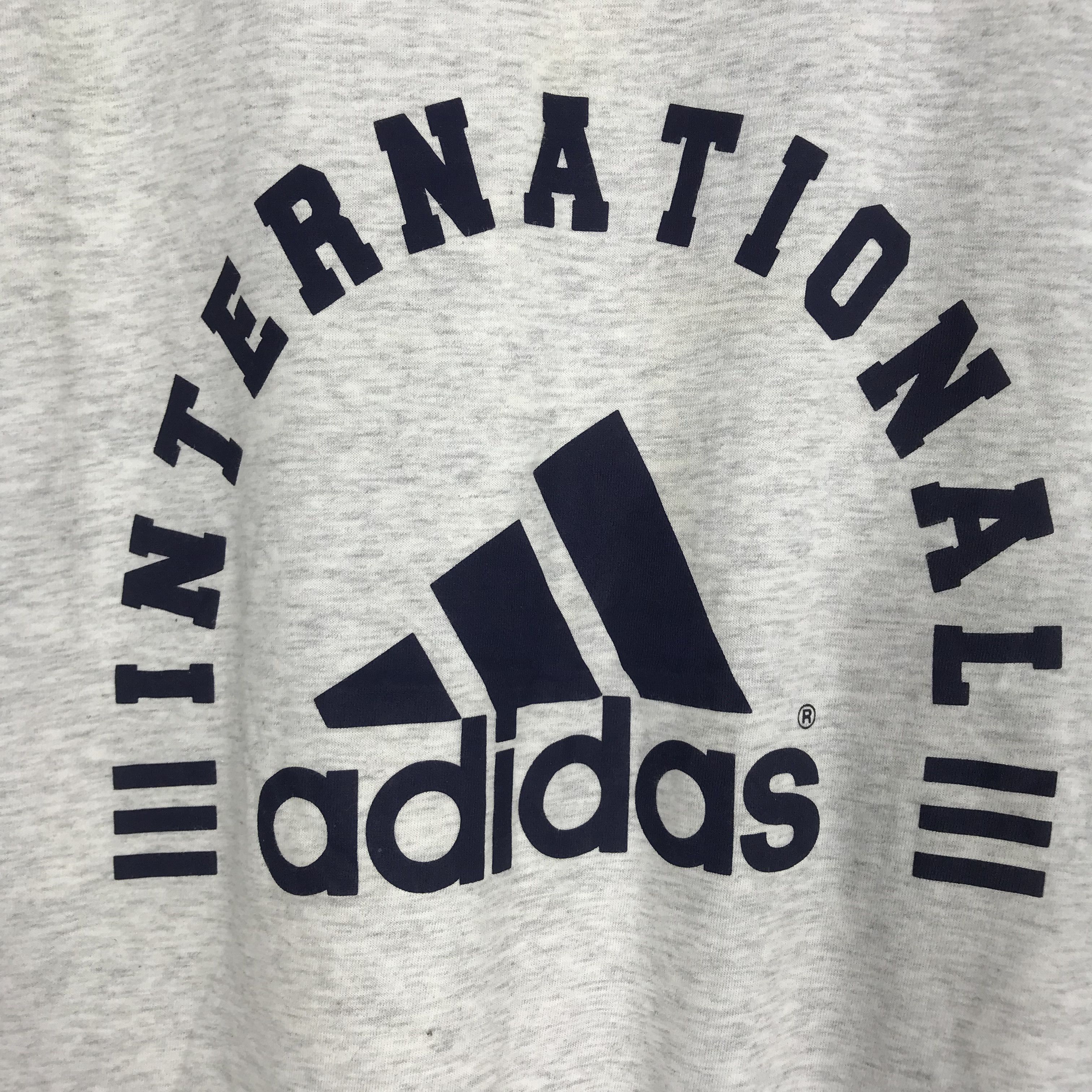 Adidas Vintage 90's Adidas Trefoil Gray - 12 Size US M / EU 48-50 / 2 - 6 Thumbnail