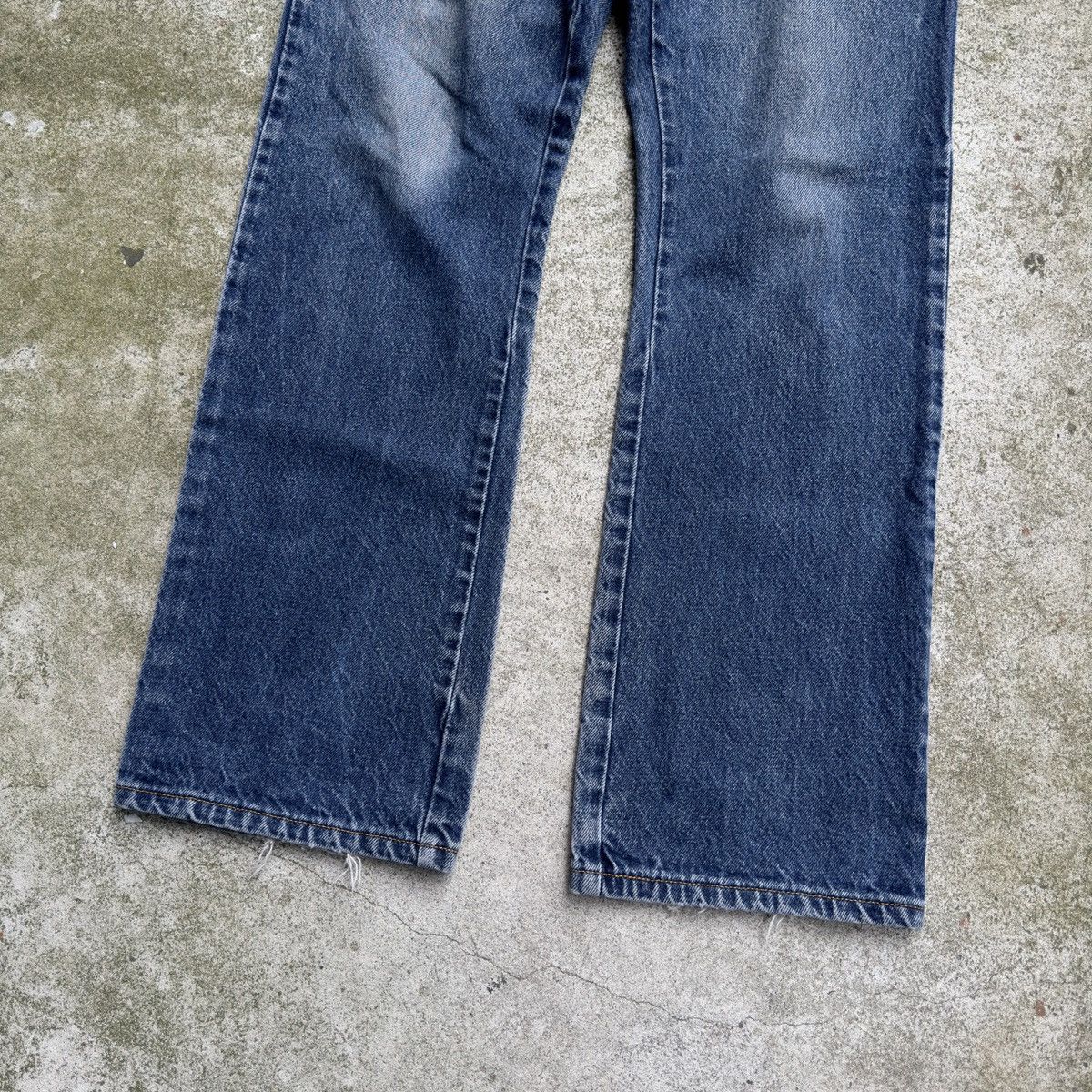 Vintage Levi's 517 Faded Bootcut Flare Jeans ERD Grunge Thrashed Size US 32 / EU 48 - 13 Thumbnail