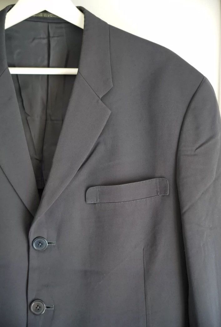 Yohji Yamamoto Yohji Yamamoto 80s Ticket Bag Wool Suit 2412-Nextarrow Size US S / EU 44-46 / 1 - 3 Thumbnail