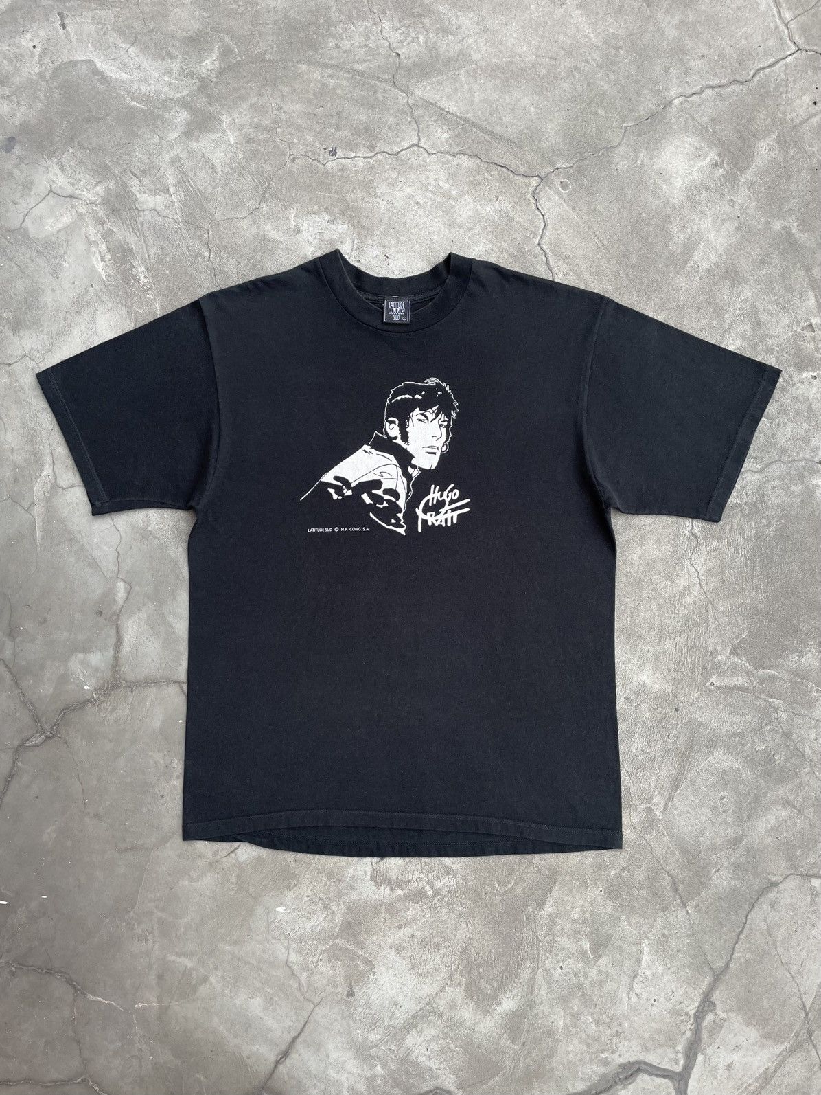 Vintage 1990s Corto Maltese by Hugo Pratt, Italian Comics T-Shirt Size US L / EU 52-54 / 3 - 2 Thumbnail