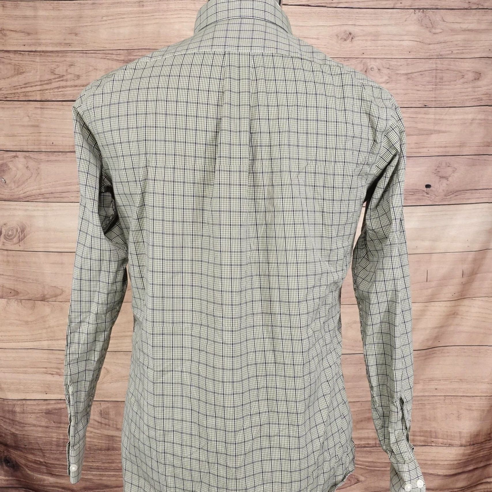 Cremieux VINTAGE Cremieux Shirt Mens Medium Green Plaid Slim Fit Button-Up Size US M / EU 48-50 / 2 - 4 Thumbnail
