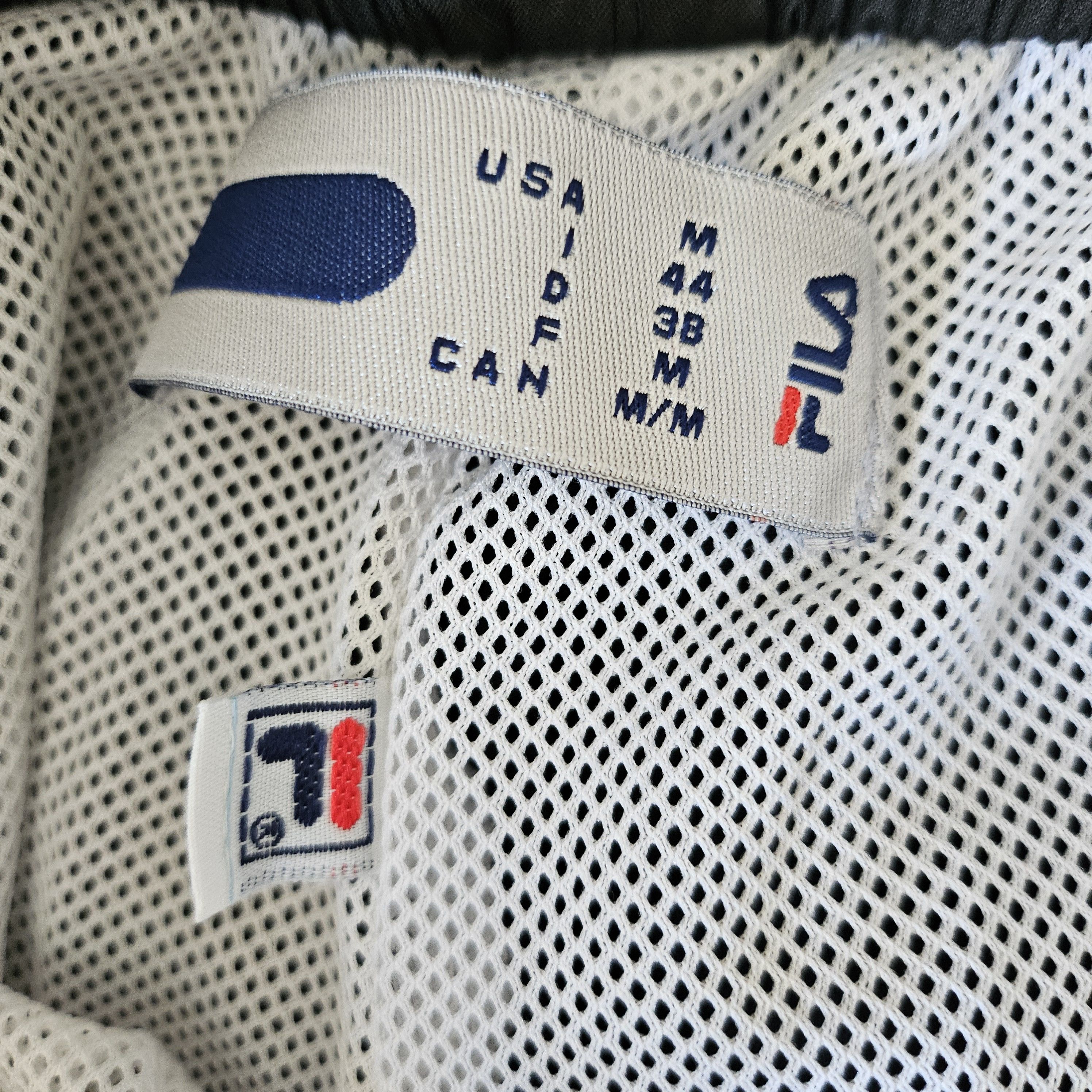 Fila × Vintage Vintage Fila Track Pants Black Straight Mesh Lined Size US 30 / EU 46 - 5 Thumbnail