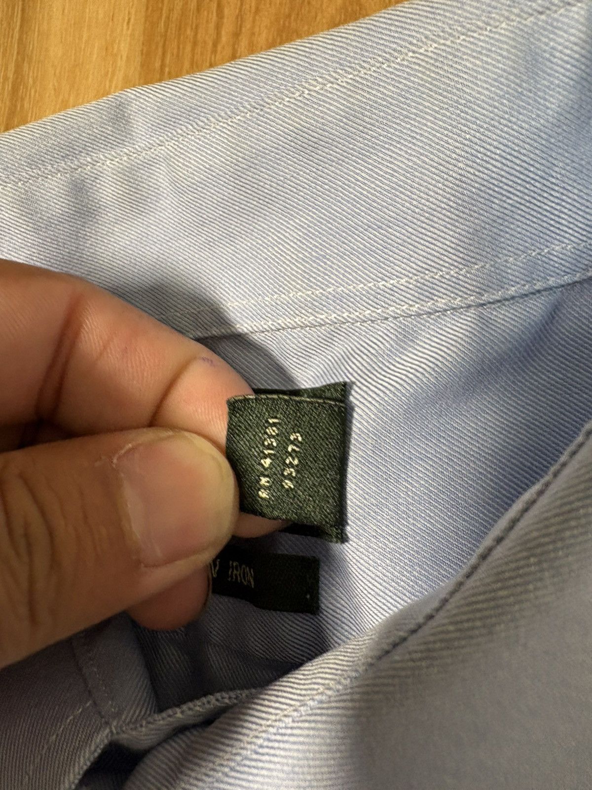 Lauren Ralph Lauren Lauren Ralph Lauren Non-Iron Dress Shirt 16.5 36/37 Cotton Size US L / EU 52-54 / 3 - 5 Thumbnail