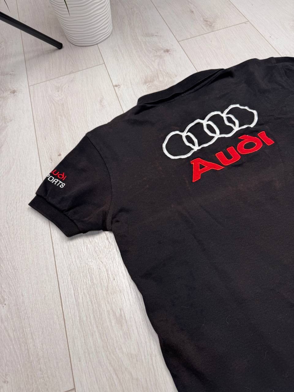 Audi Vintage Audi Big Logo Polo Faded Racing F1 Size US M / EU 48-50 / 2 - 11 Thumbnail