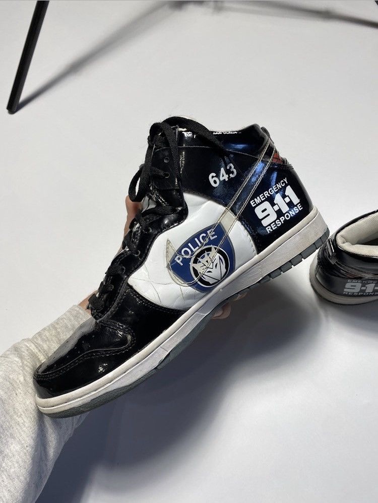 Nike × Vintage Vintage Nike Transformers Police varnish dunk shoes size 10 Size US 10 / EU 43 - 11 Thumbnail