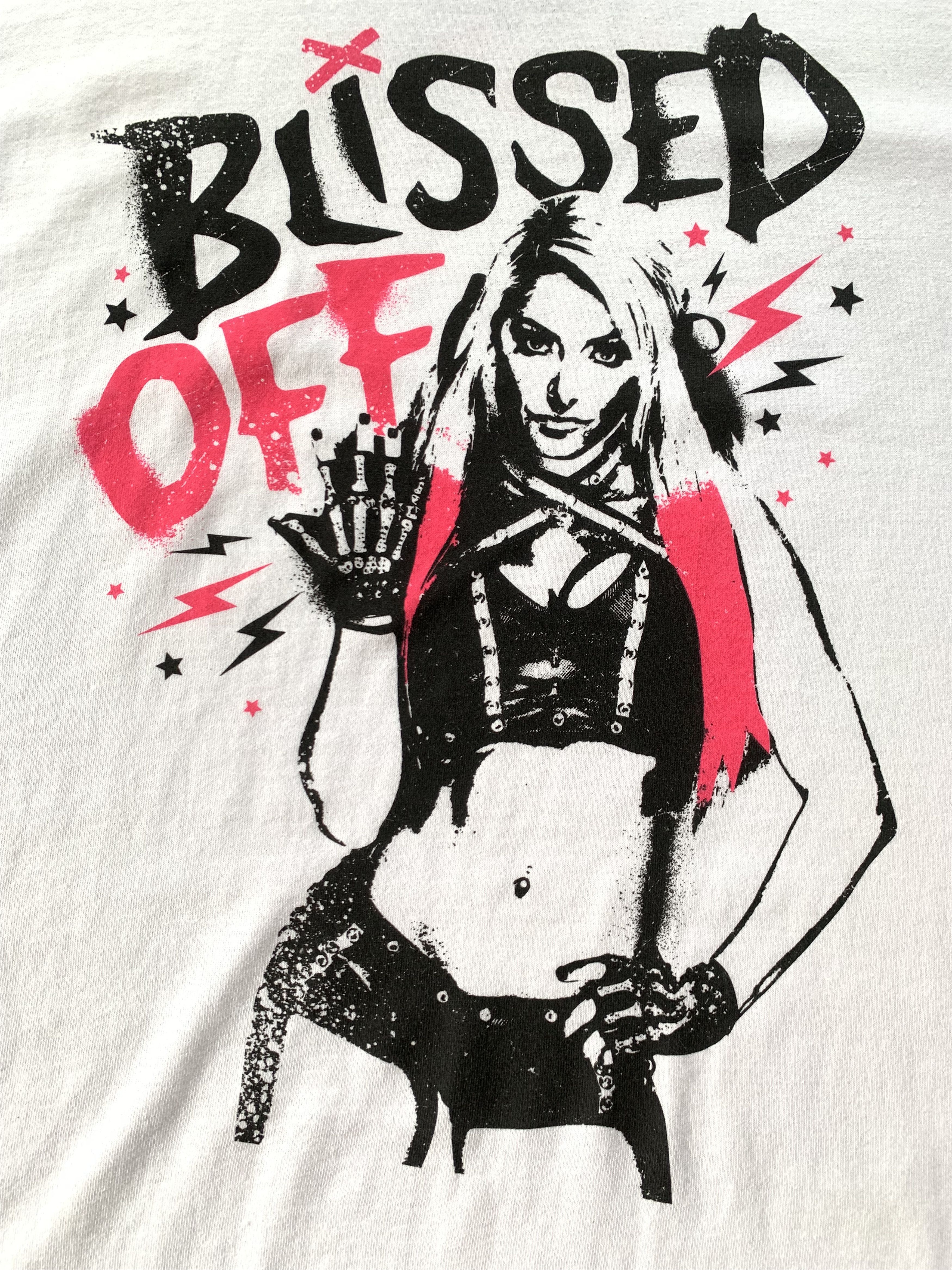 WWE WWE Alexa Bliss Blissed Off Authentic Graphic T-Shirt Size US XL / EU 56 / 4 - 5 Thumbnail