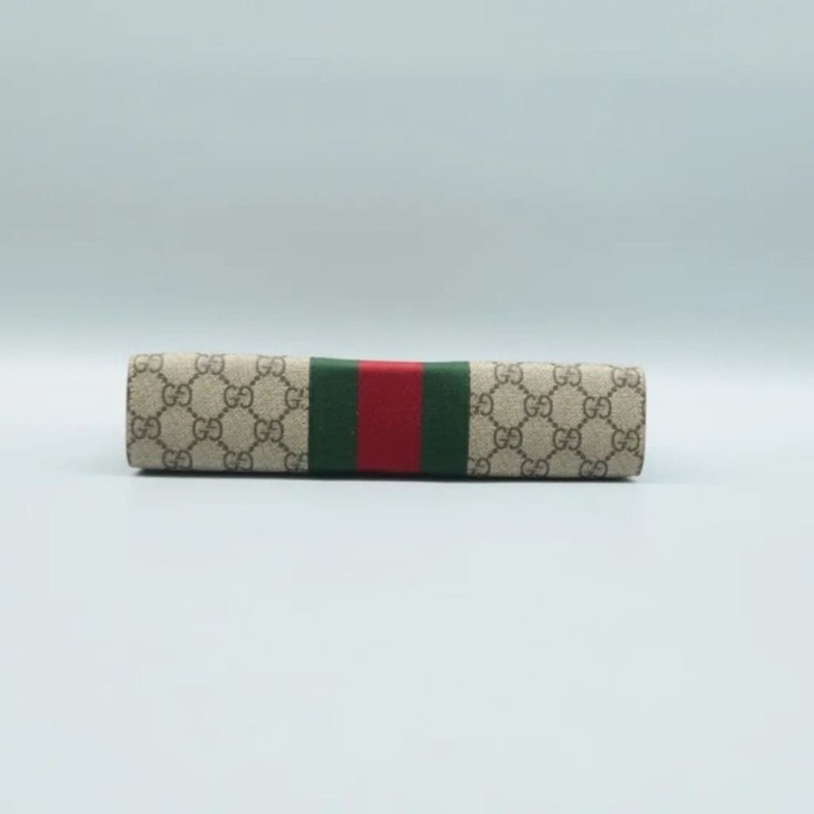 Gucci Authentic GUCCI Brown GG Canvas Clutch Bag Lux-350-092225 Size ONE SIZE - 4 Thumbnail