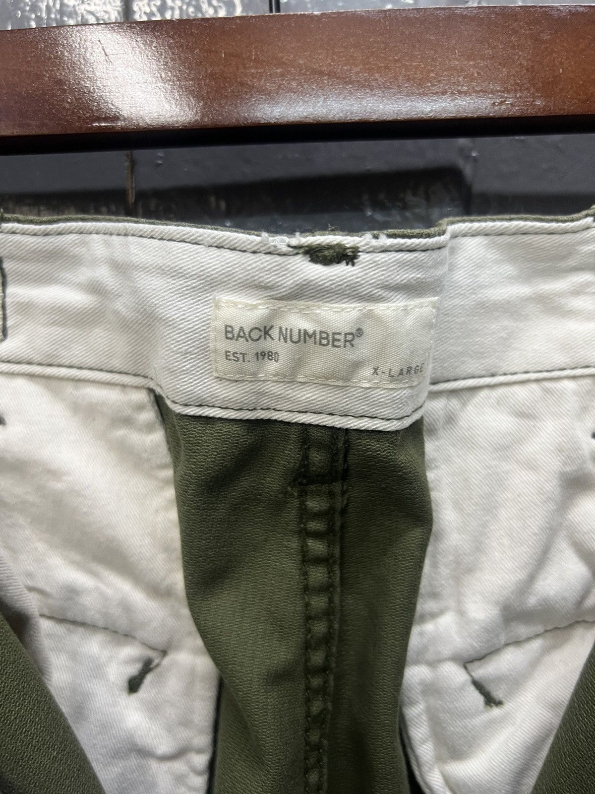 Vintage Vintage Back Number Cargo Pants Size 35" Size US 35 - 7 Thumbnail