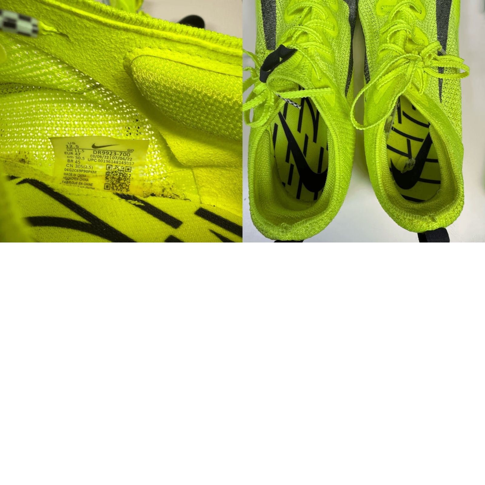 Nike Nike Zoom Superfly Elite 2 Track Cleats Men 12.5 Green DR9923-700 Size US 13 / EU 46 - 9 Thumbnail