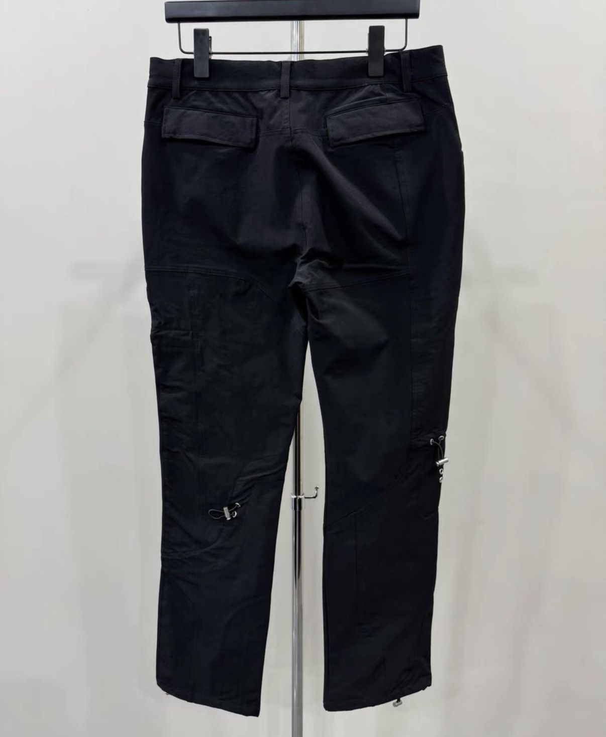 Heliot Emil Nylon Drawstring Pants Kkkk10 in Black, Men's (Size 32) — image 2 of 6
