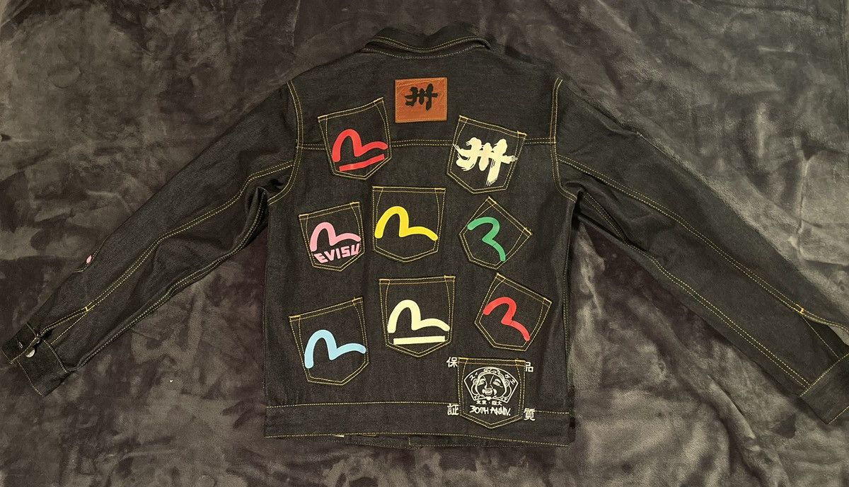 Evisu 30 Anniversary Capsule Collection Multi- pocket denim jacket Size US S / EU 44-46 / 1 - 2 Thumbnail