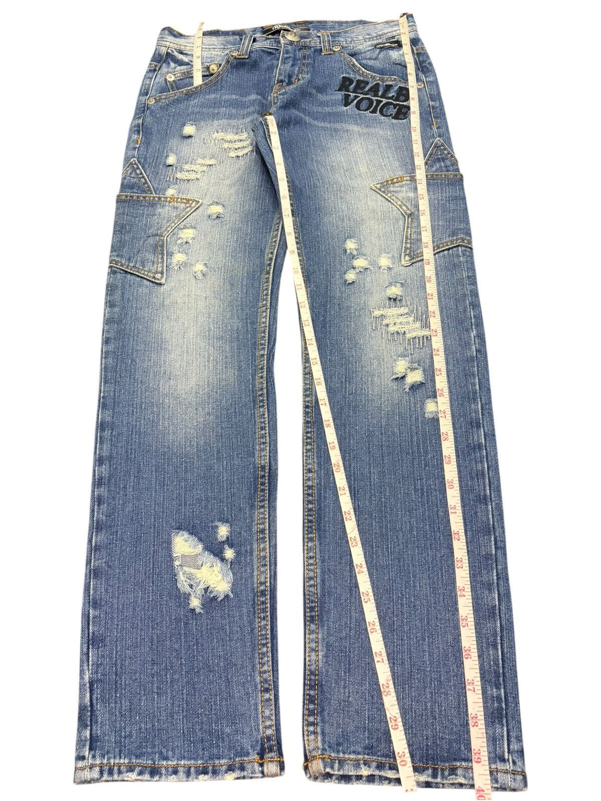 Ksubi Vintage Japanese Brand Cargo Star Distressed Jeans Size 31" - 7 Thumbnail