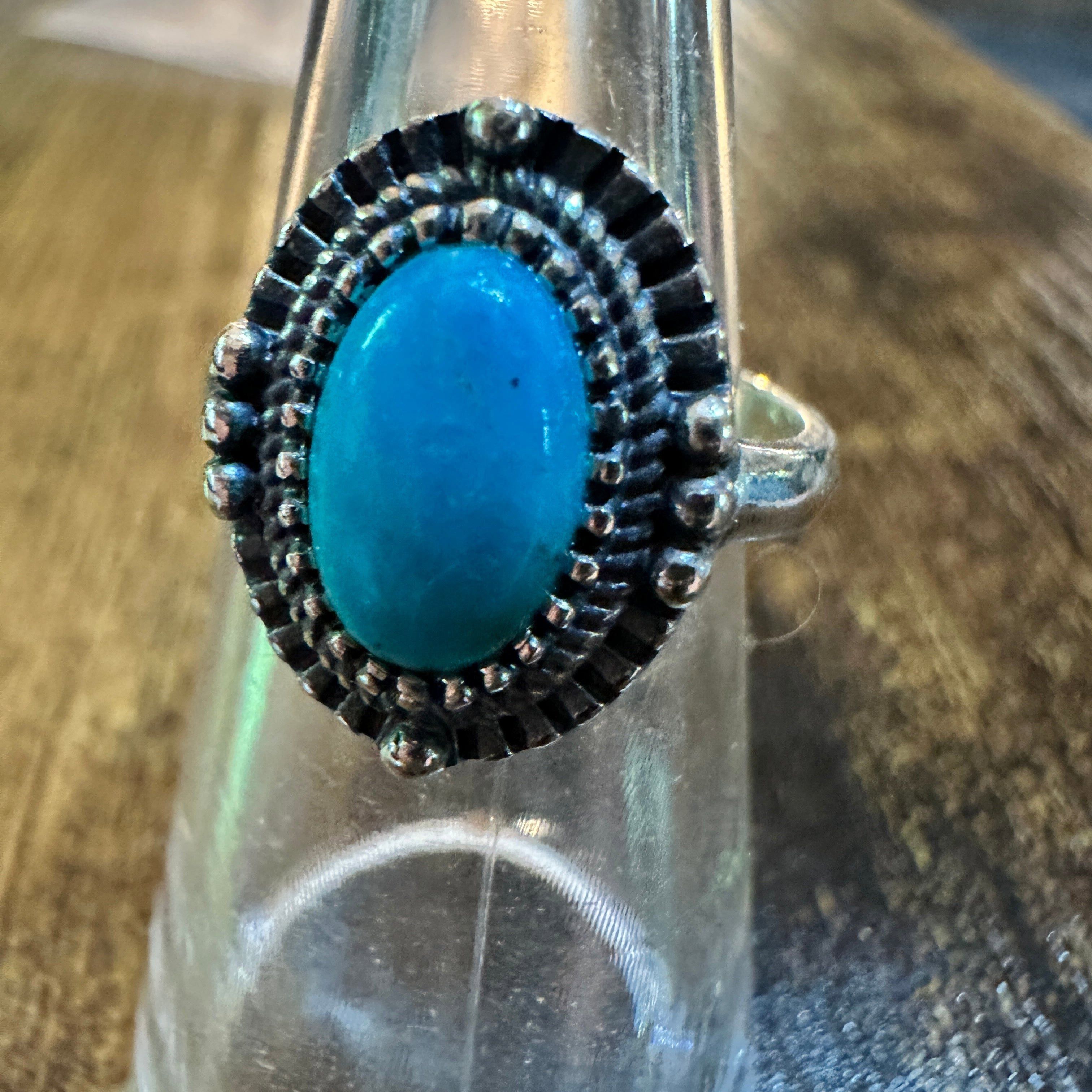 Other Boho Native American Turquoise Elegance: Adjustable Sterling Size ONE SIZE - 1 Thumbnail