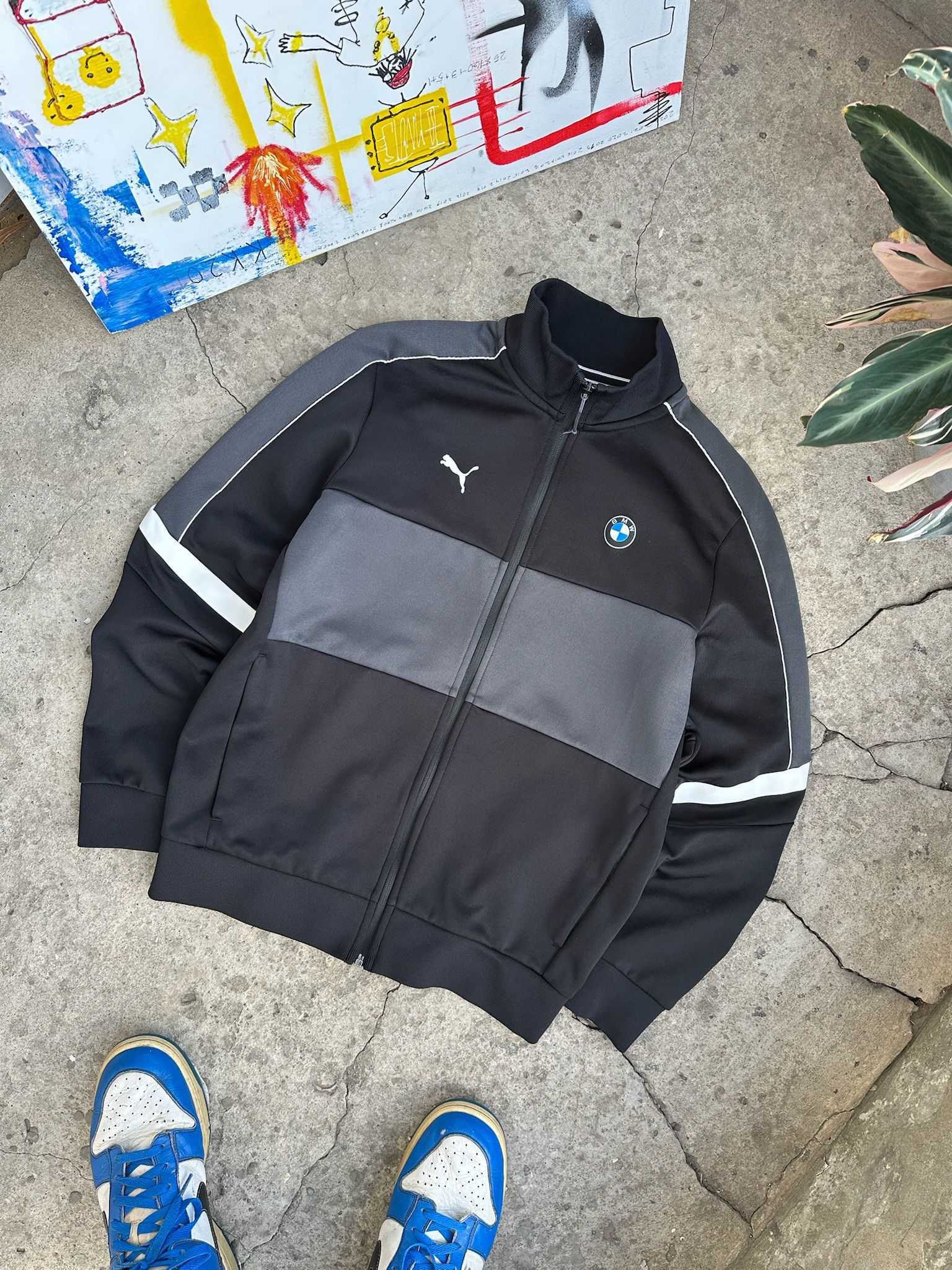 BMW Mens Vintage Puma BMW motorsport Jacket nylon racing y2k Size US S / EU 44-46 / 1 - 2 Thumbnail