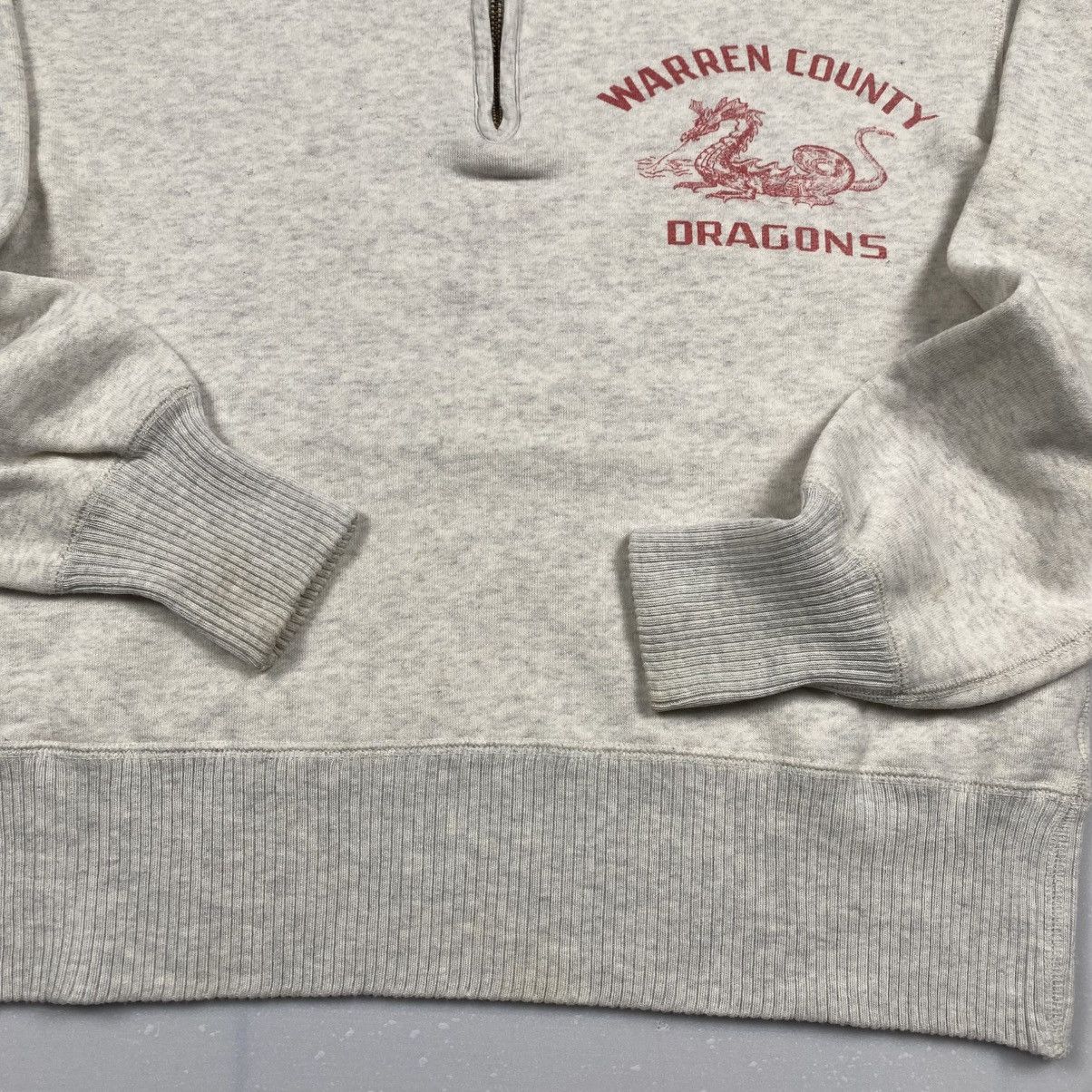 Union LA × Vintage Grail 50s 60s Warren County Dragons Pearl Diver Quarter Zip Size S / US 4 / IT 40 - 3 Thumbnail