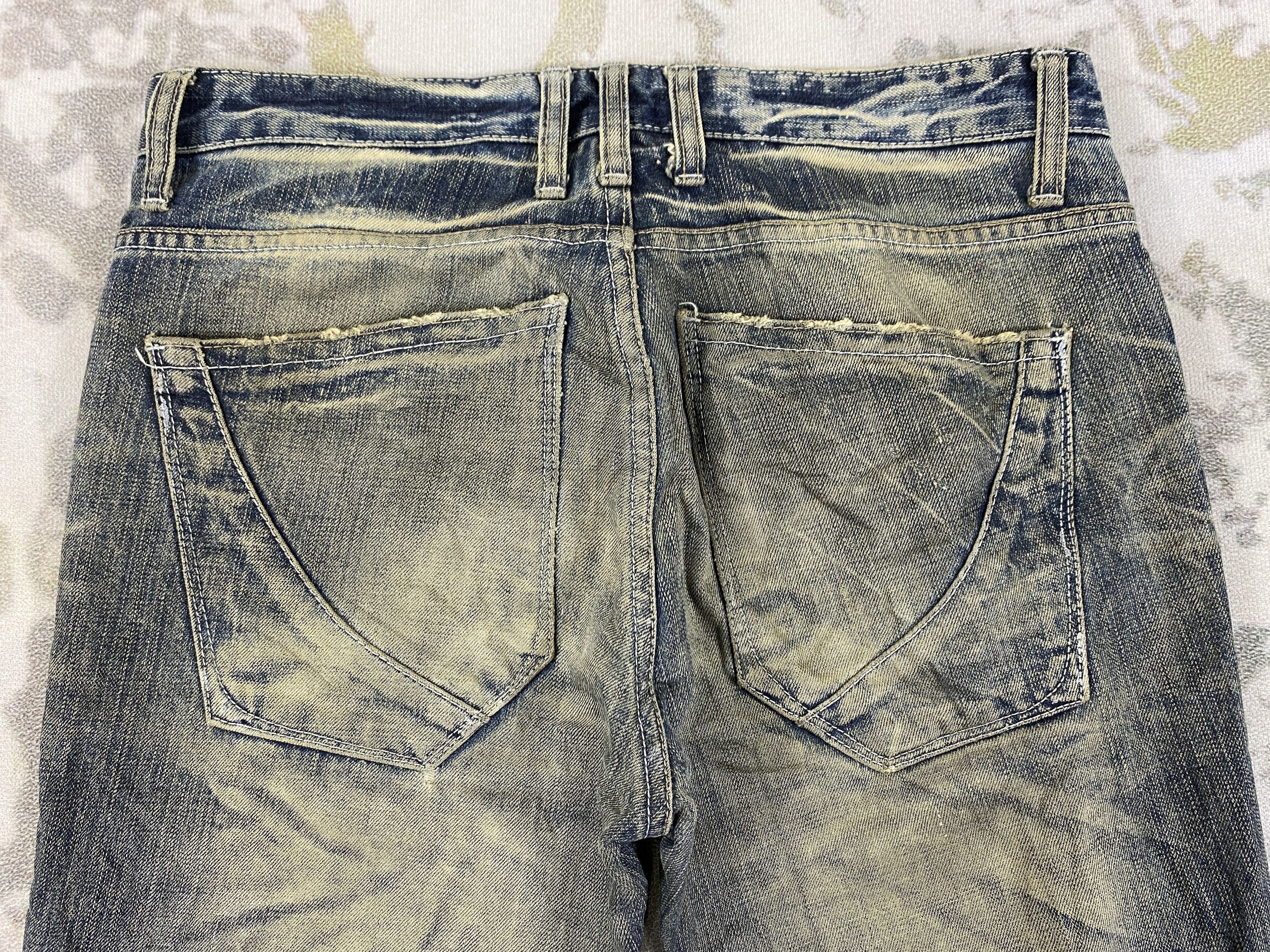 Japanese Brand Vintage Japanese Distressed Jeans 31x30.5 Denim- JN3808 Size US 31 - 4 Thumbnail