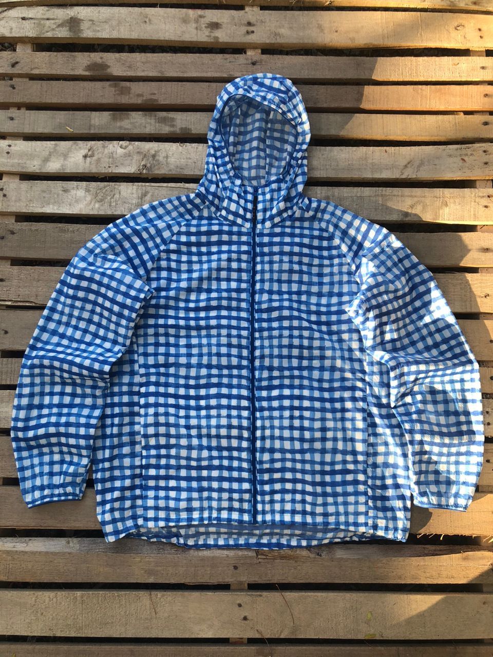 Marni × Uniqlo Uniqlo X Marni Pocketable Check Nylon Jacket Size US XL / EU 56 / 4 - 1 Thumbnail