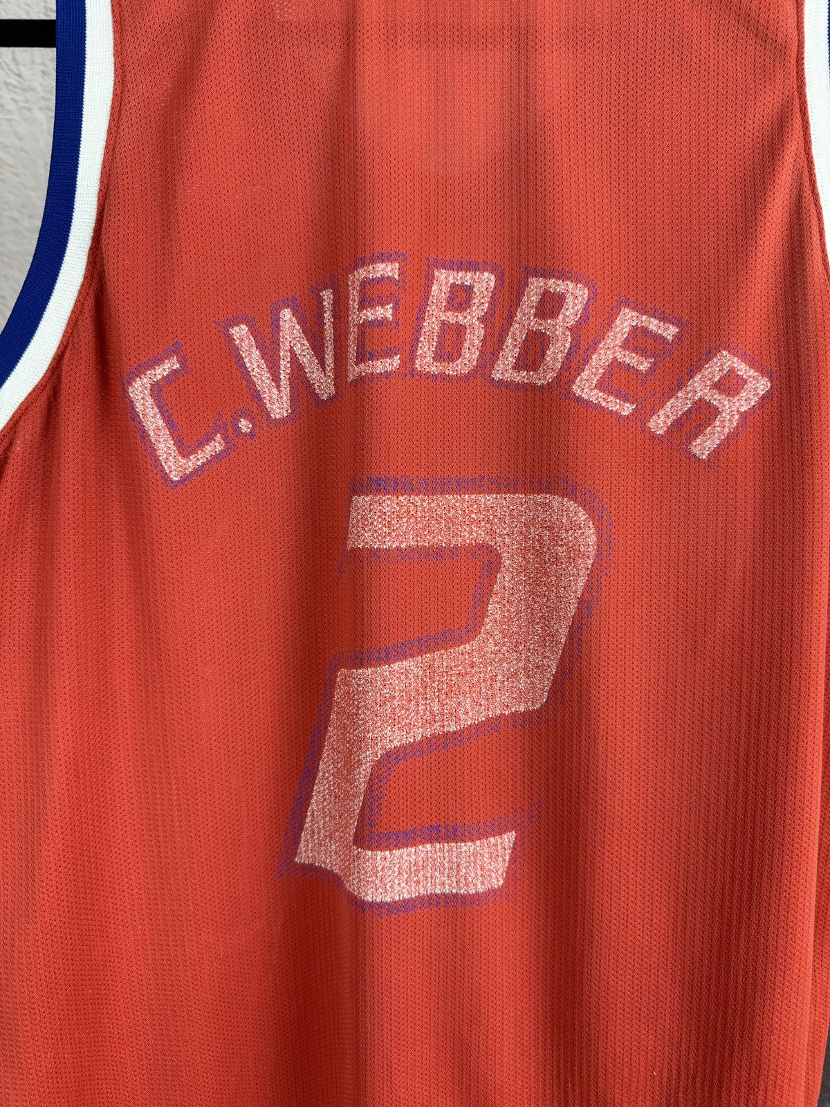 Champion Champion 90s Washington #2 Bullets Chris Webber jersey shirt Size US L / EU 52-54 / 3 - 15 Thumbnail