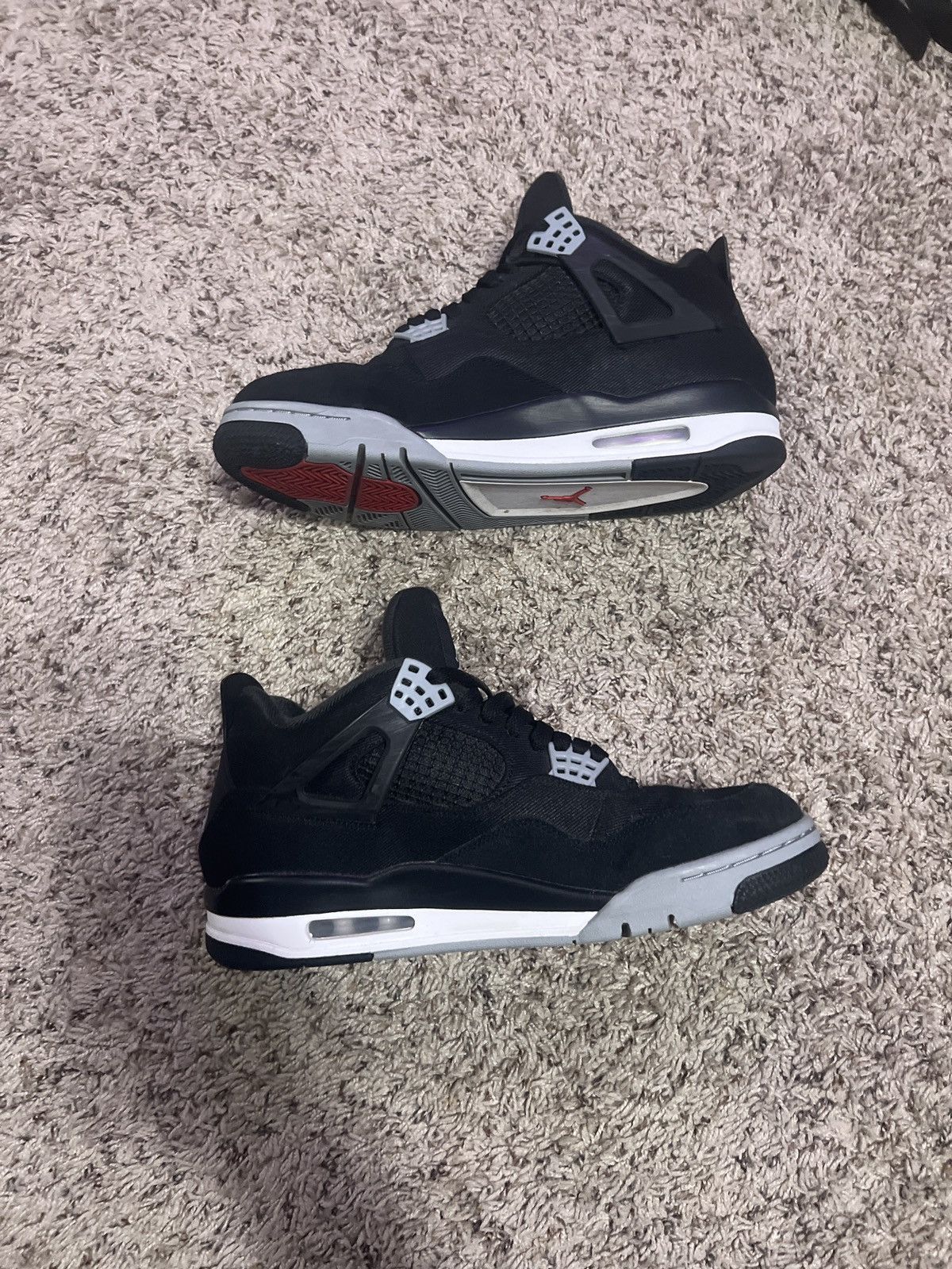 Jordan Brand Jordan 4 Black Canvas Size US 10 / EU 43 - 4 Thumbnail