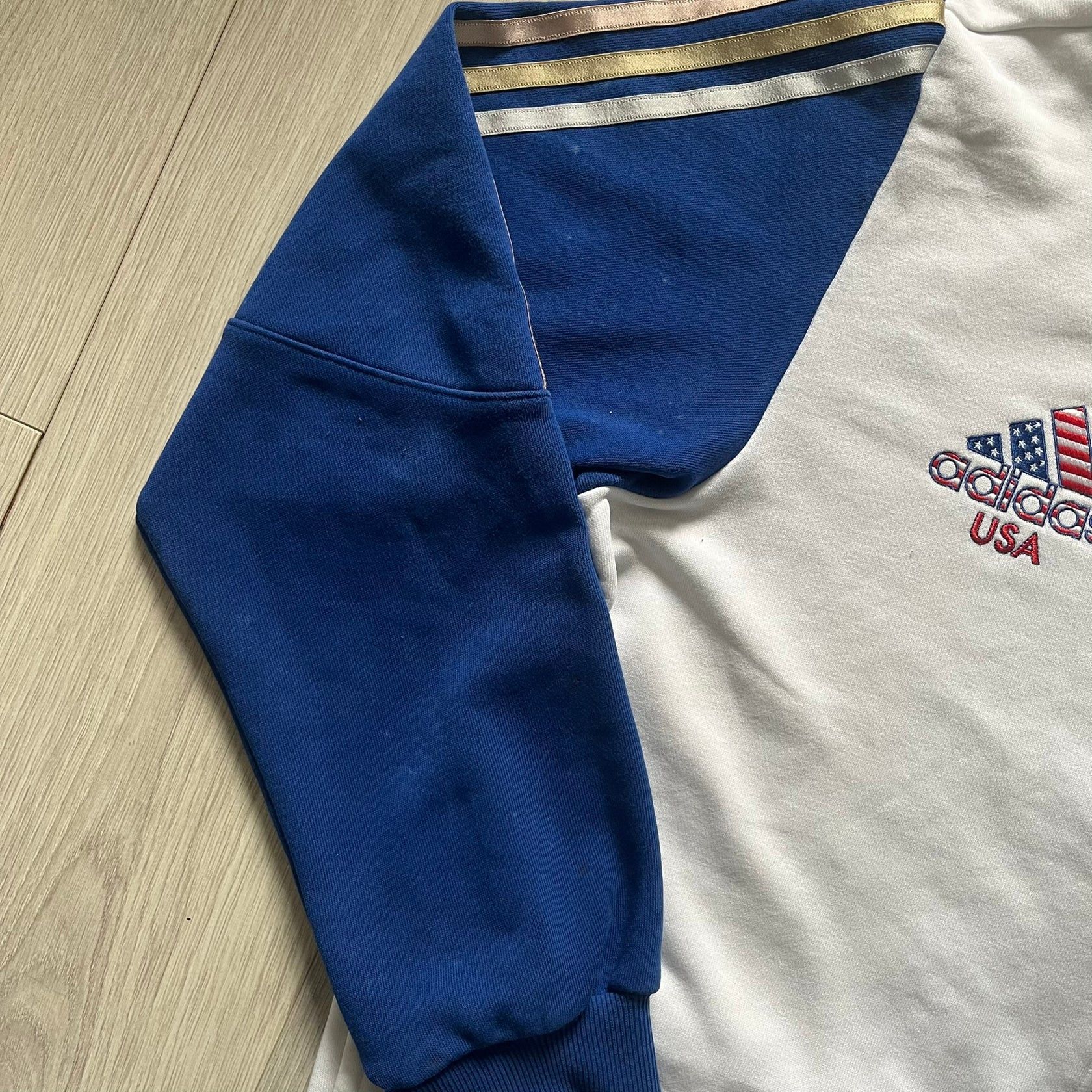 Adidas Adidas USA Olympic London 2012 Track Jacket Size US L / EU 52-54 / 3 - 4 Thumbnail