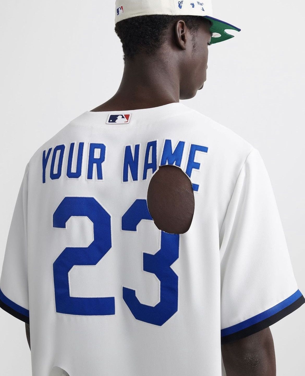 New Era × Off-White × Virgil Abloh FW22 Dodgers MLB Baseball Cut Out Jersey Size US L / EU 52-54 / 3 - 3 Thumbnail