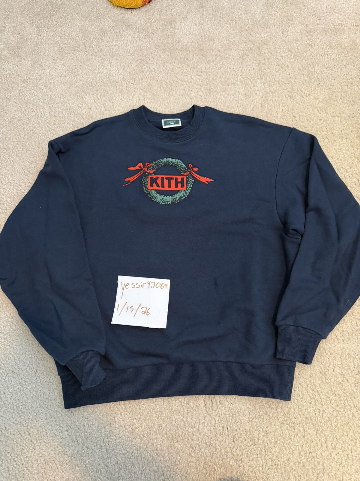 Kith Kith x Grinch Feast Nelson Crewneck Size US XS / EU 42 / 0 - 1 Thumbnail