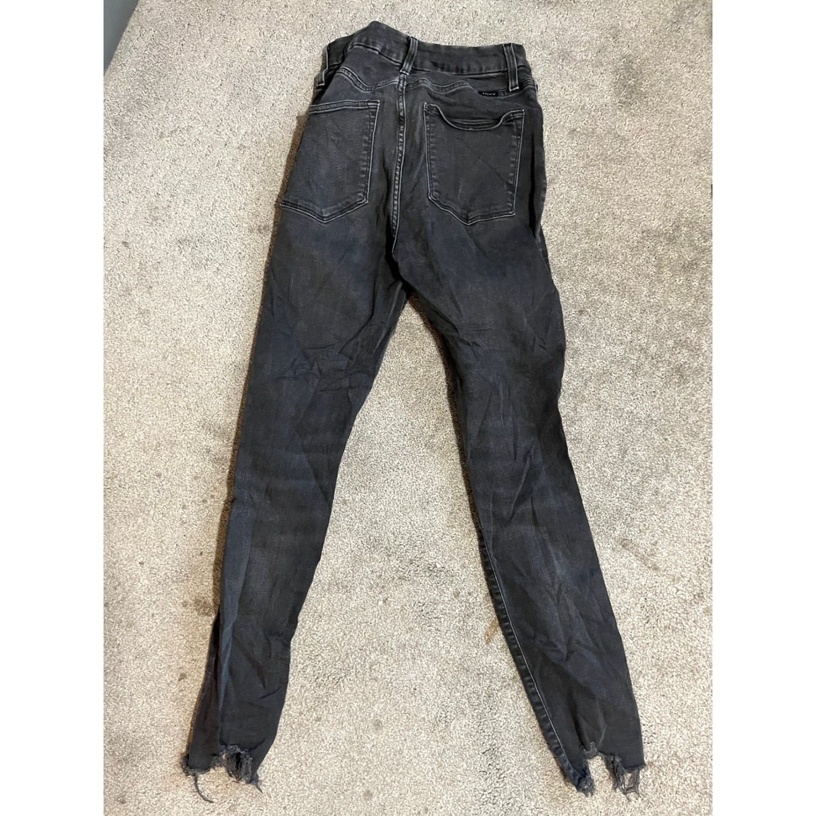 Vintage And & Denim Jeans Black Jeggings High Waist Women’s 27 Jeans Jegging 27 Black Denim Size 27" / US 4 / IT 40 - 3 Thumbnail