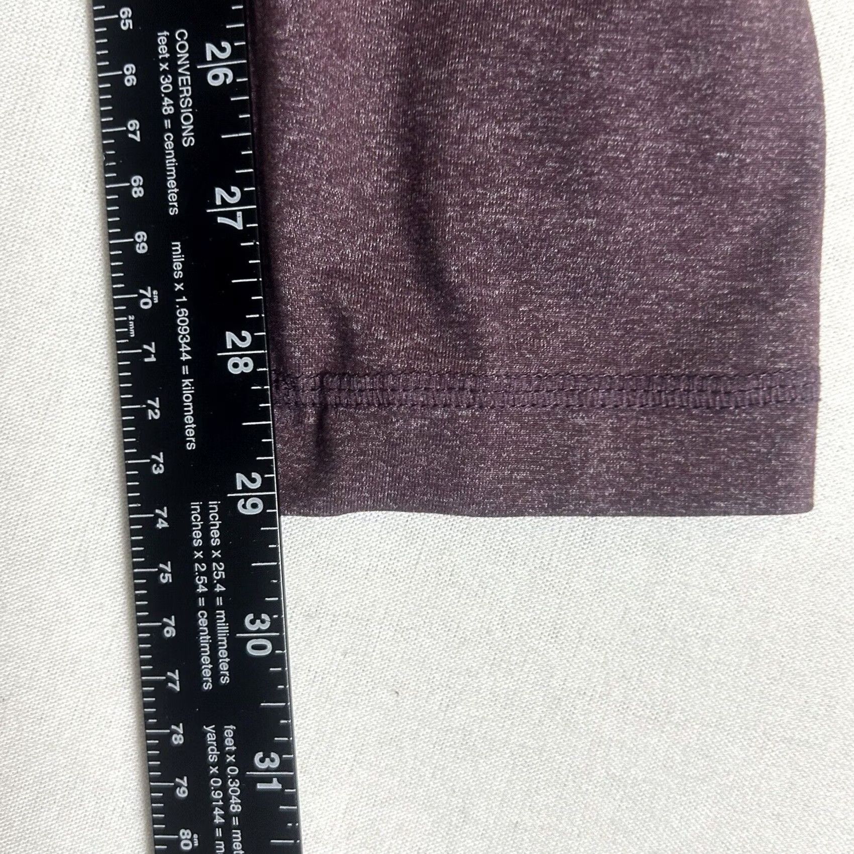 Vintage RBX Leggings Size Medium Activewear Stretch Side Pockets Maroon Red Yoga Gym Run Womens M Leggings Size 32" / US 10 / IT 46 - 7 Thumbnail
