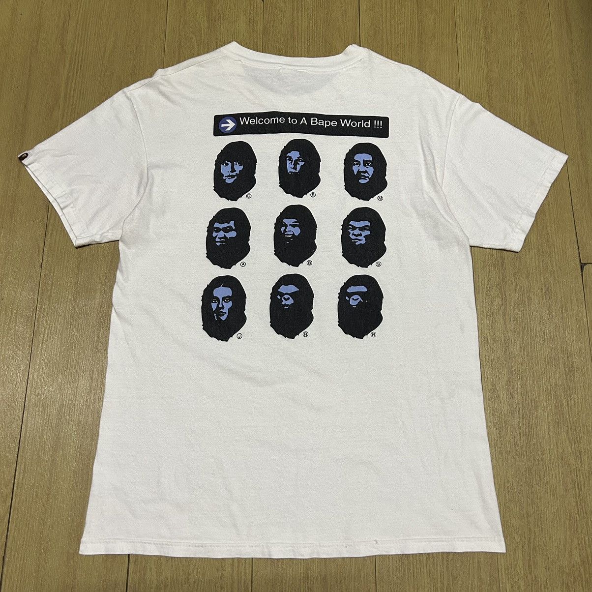 Bape Bape Headshow Worldwide Tee Size US M / EU 48-50 / 2 - 2 Thumbnail