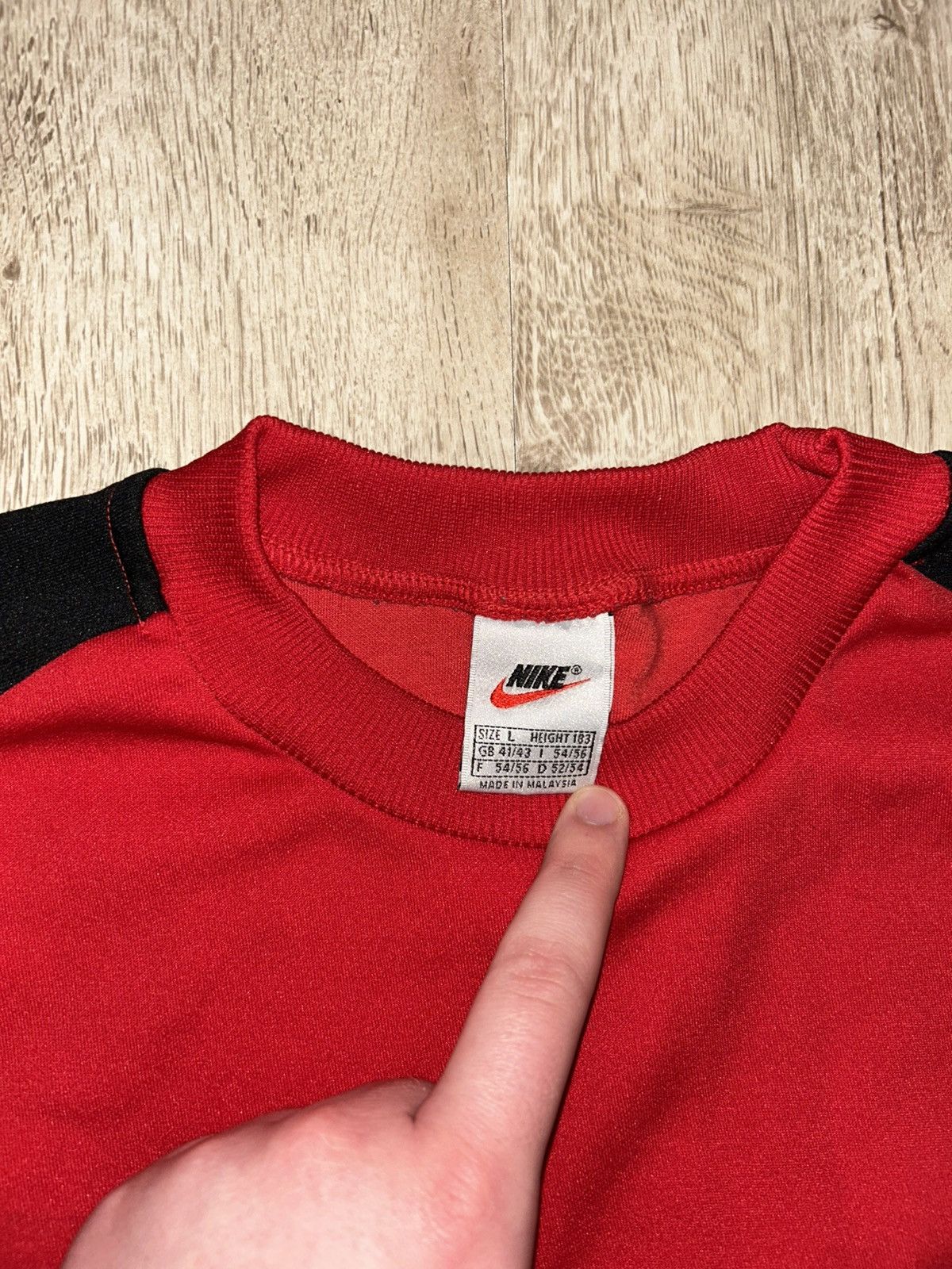 Vintage Nike Vintage drill swoosh Size US L / EU 52-54 / 3 - 2 Thumbnail