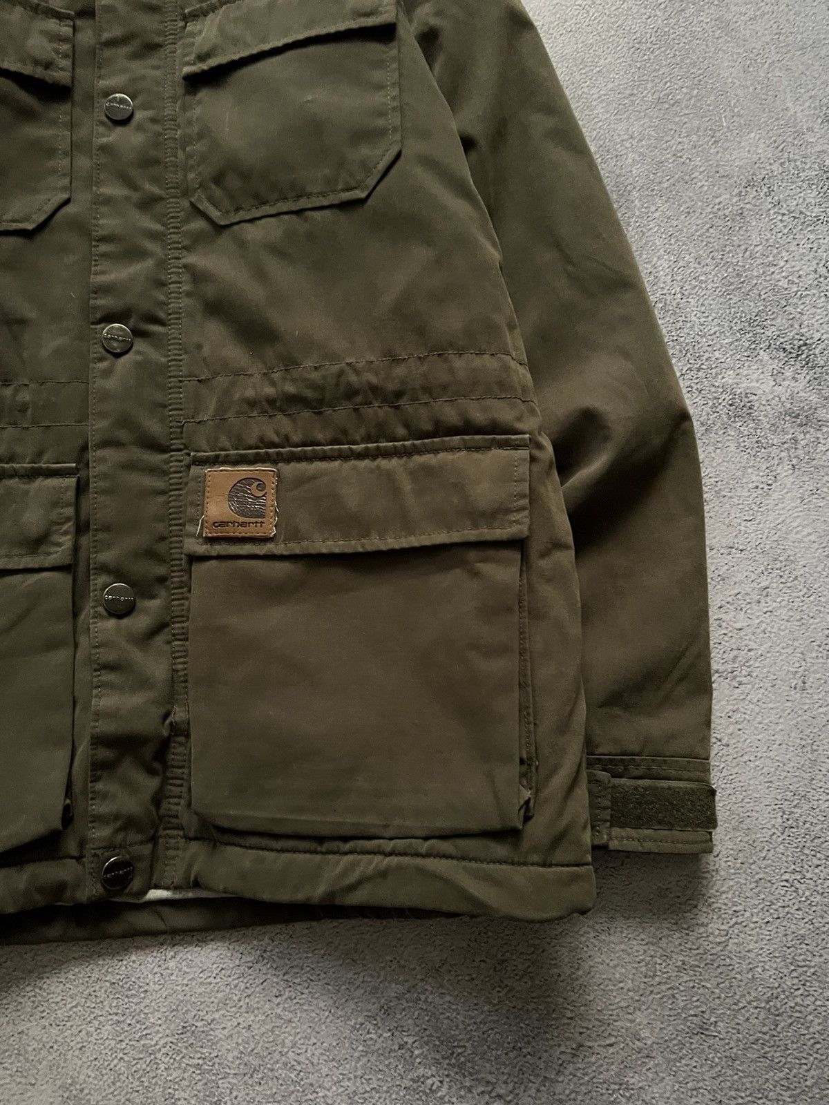 Carhartt Vintage Y2k Carhartt Wip Mosley Multi Pocket Jacket Olive 0s Size US S / EU 44-46 / 1 - 6 Thumbnail