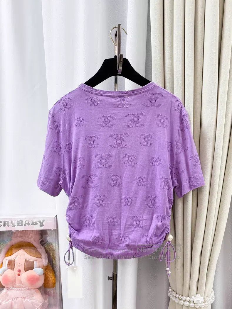 Chanel Chanel Hollow-out double c letter logo dark pattern drawst Size S / US 4 / IT 40 - 2 Thumbnail