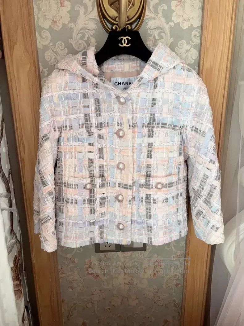 Chanel Chanel Waterfall ice cream-coloured knitted coat Size XS / US 0-2 / IT 36-38 - 1 Thumbnail
