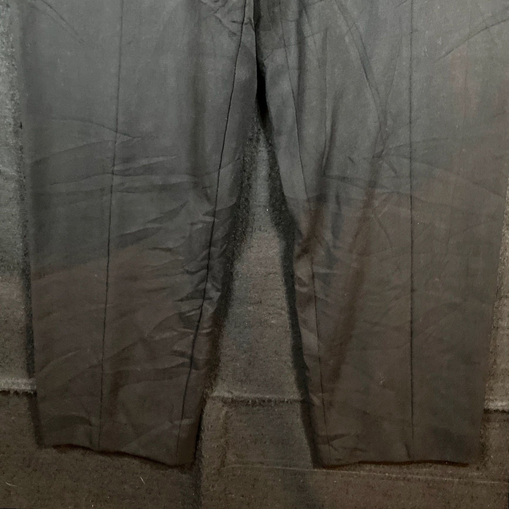Vintage Chicos Womens Pants Black High Rise Straight Leg Capri Cropped Stretch 2 (L) Size 24" / US 00 / IT 34 - 3 Thumbnail