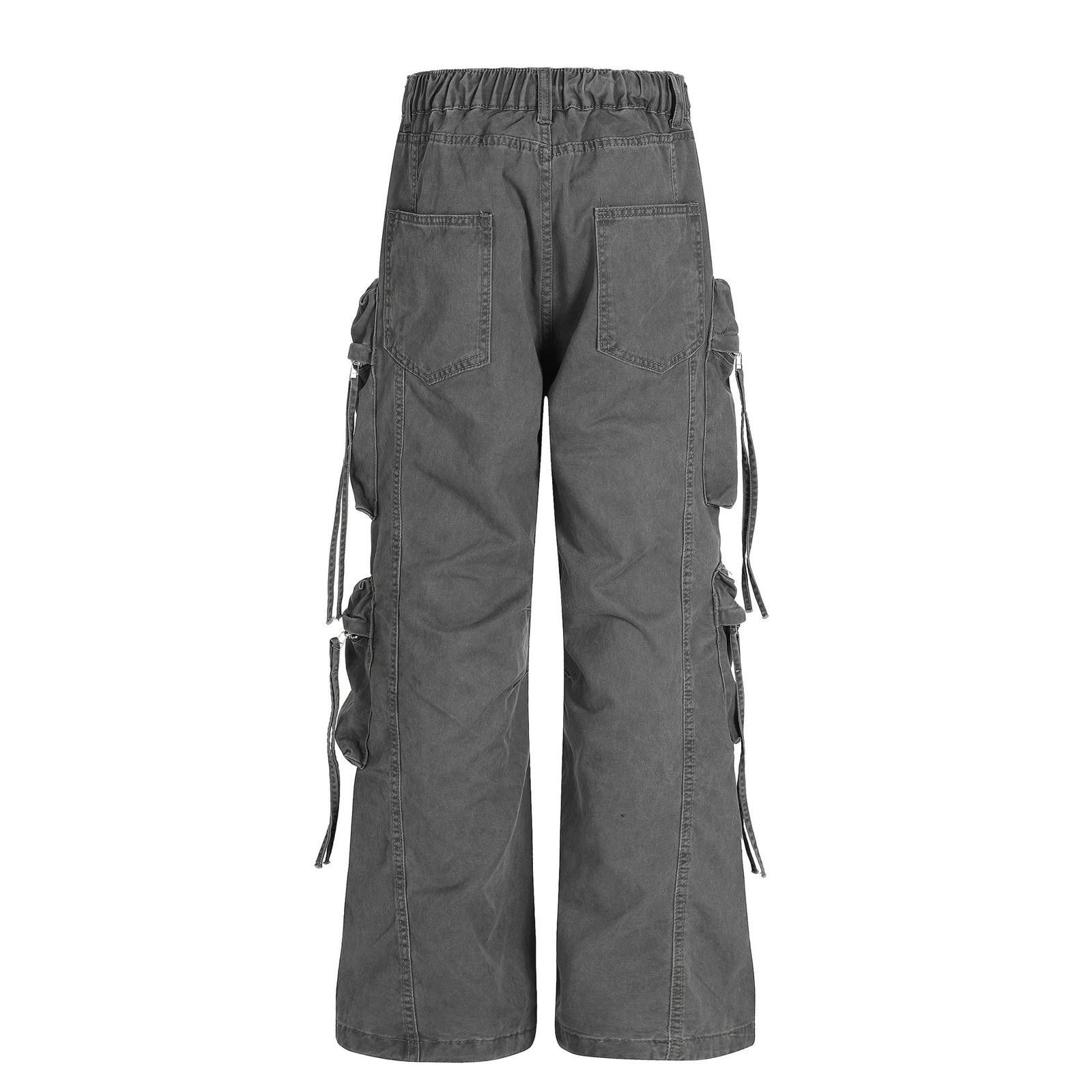 Japanese Brand Multi-Pocket Tapered Cargo Pants Size US 30 / EU 46 - 2 Thumbnail