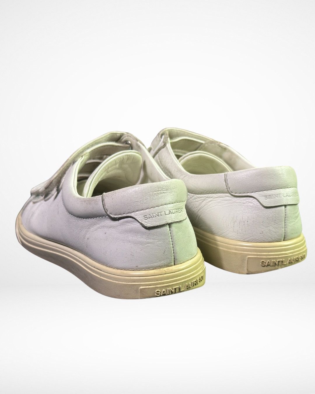Hedi Slimane × Saint Laurent Paris SS12 Hedi Slimane SL/01 Velcro Strap Skater Sneakers Size US 6 / EU 39 - 6 Thumbnail