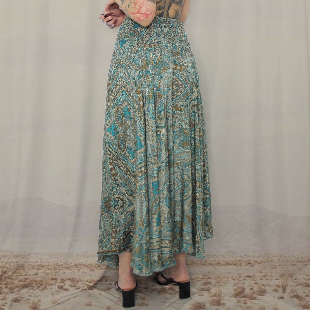 Other 🎧PAISLEY SKIRT PANTS🎧 Size 28" / US 6 / IT 42 - 3 Thumbnail