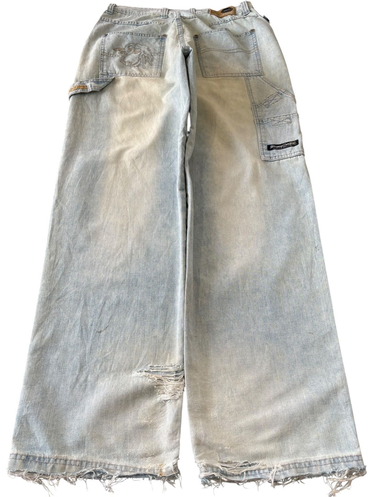 Snoop Dogg Vintage Y2K Snoop Dogg Carpenter Distressed Baggy Jeans Size US 32 / EU 48 - 2 Thumbnail