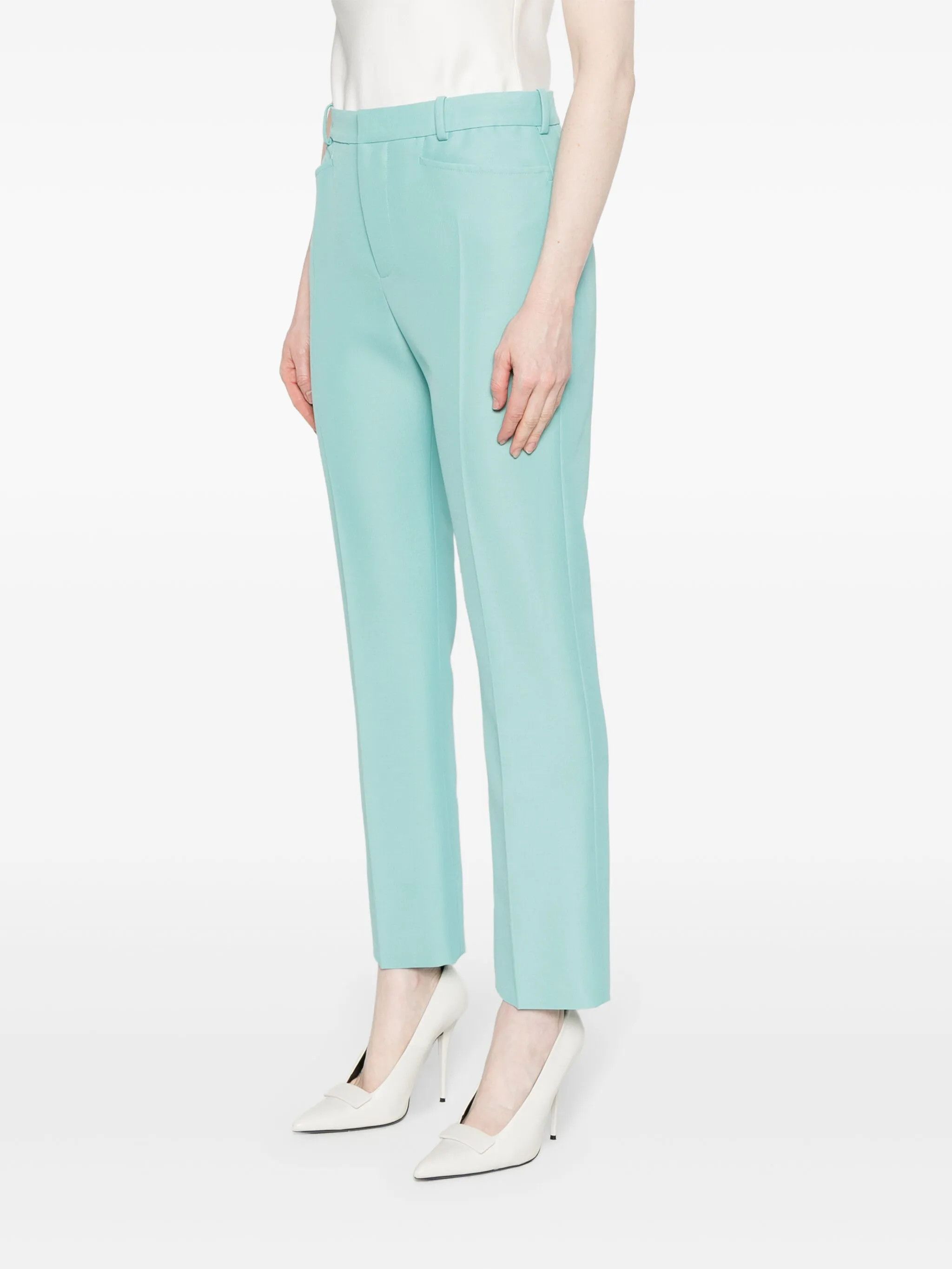 Tom Ford o1w1db10525 PAW558 Tailored Pant in Light Blue Size 27" / US 4 / IT 40 - 3 Thumbnail