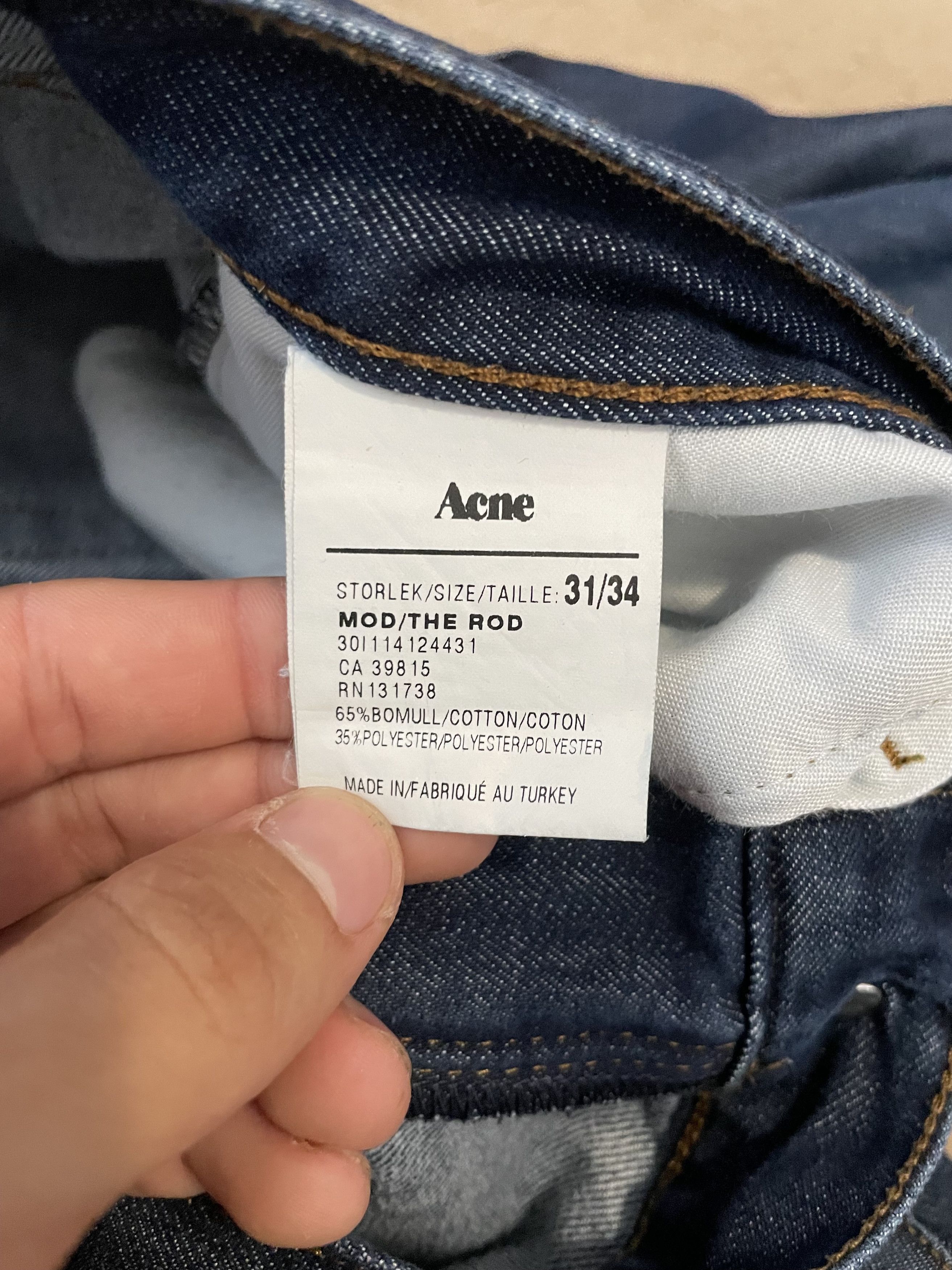 Acne Studios Acne Studios Jeans Mod The Rod Size US 31 - 7 Thumbnail