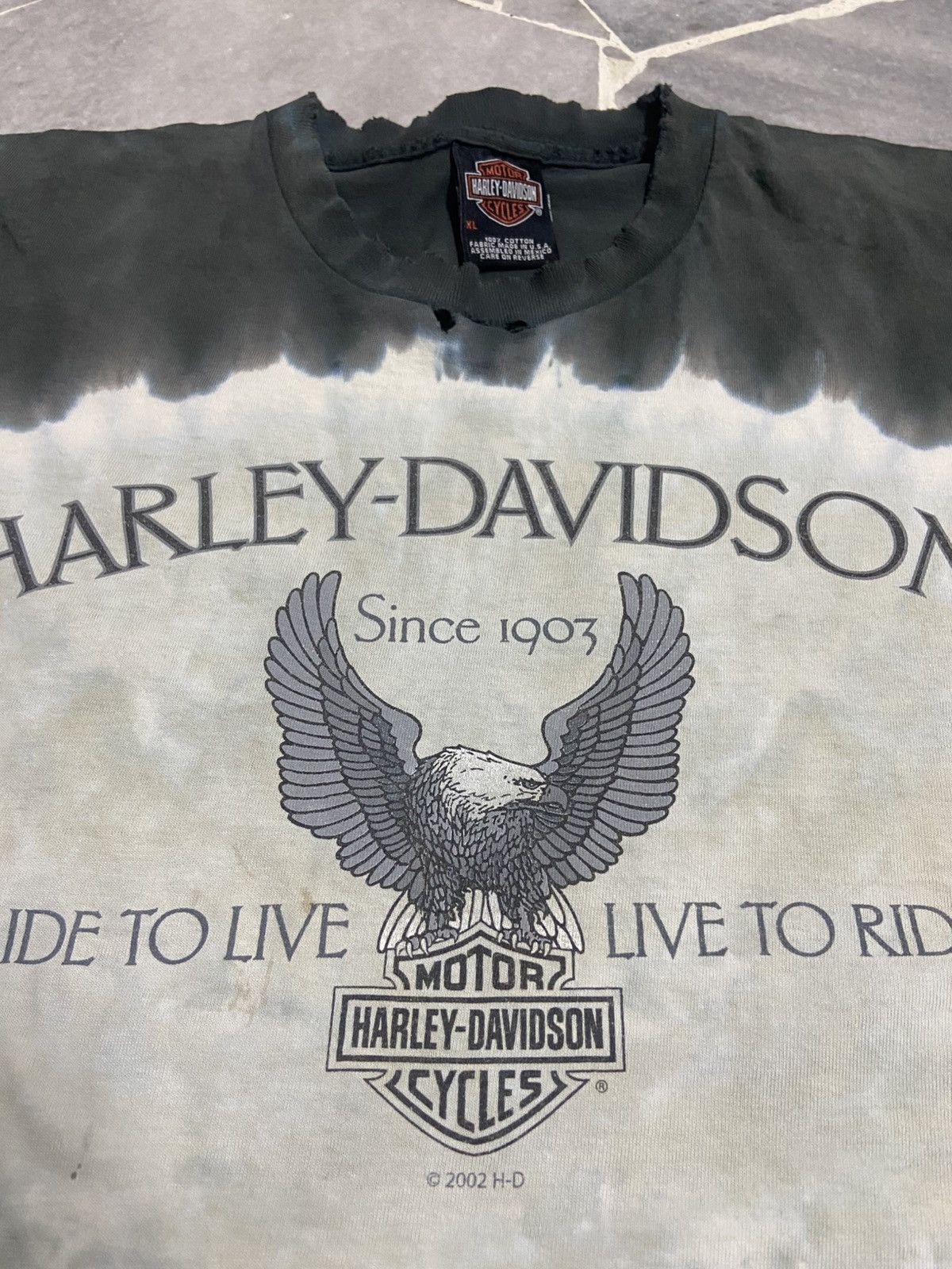 Harley Davidson Vintage Harley Davidson Tee Size US XL / EU 56 / 4 - 2 Thumbnail