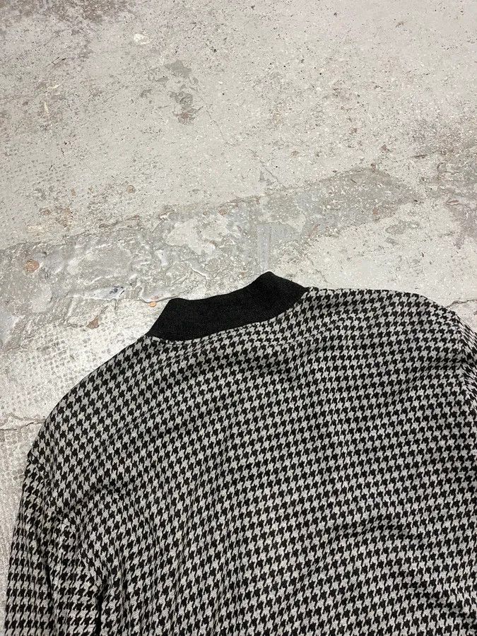 Emporio Armani 2000s Emporio Armani Houndstooth Black & White Wool Jacket Size US S / EU 44-46 / 1 - 6 Thumbnail