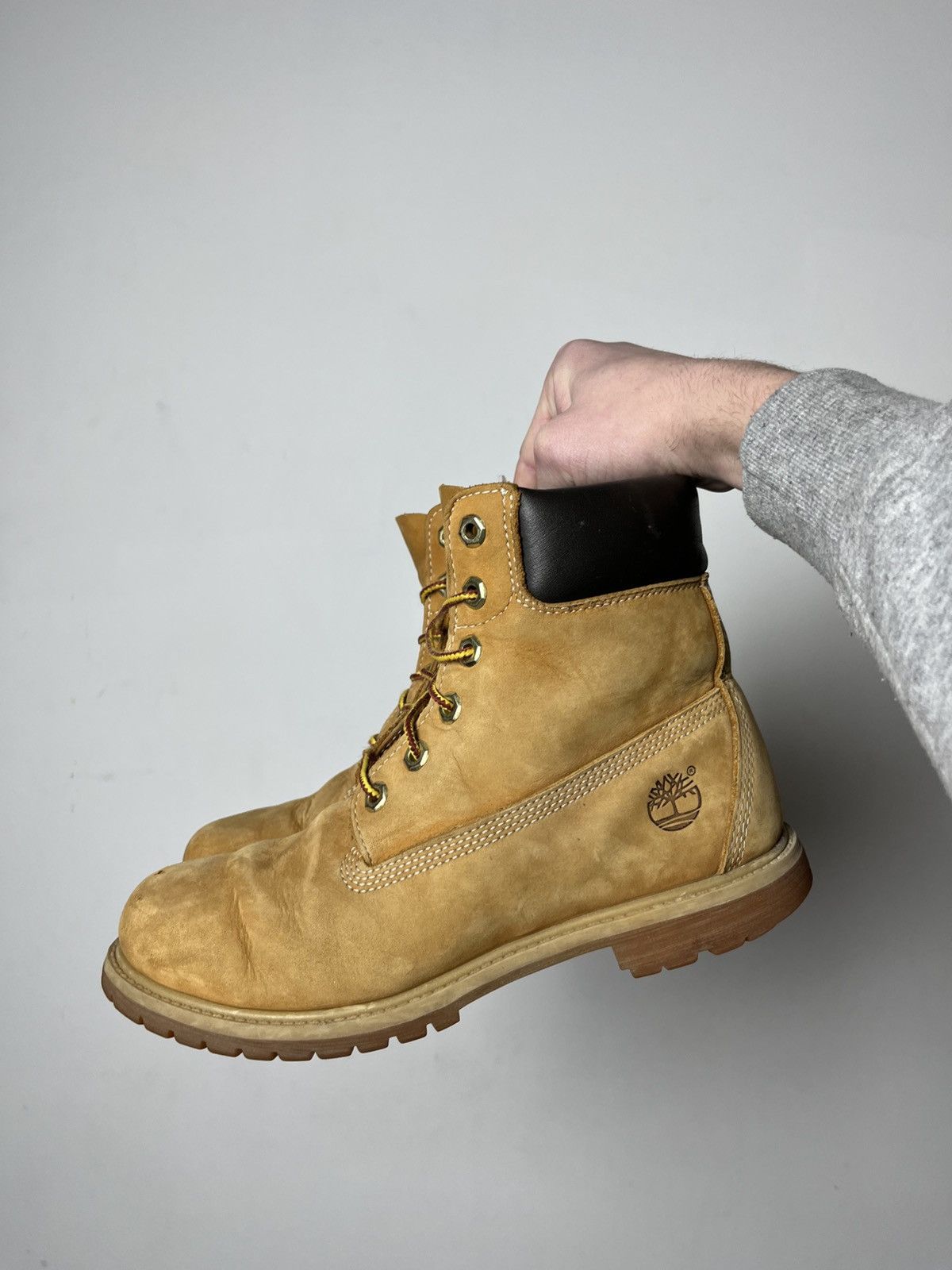 Timberland 🔥Timberland Vintage Work 6-Inch Boots Black 00’s Y2K Nubuck Size US 8.5 / EU 41-42 - 6 Thumbnail