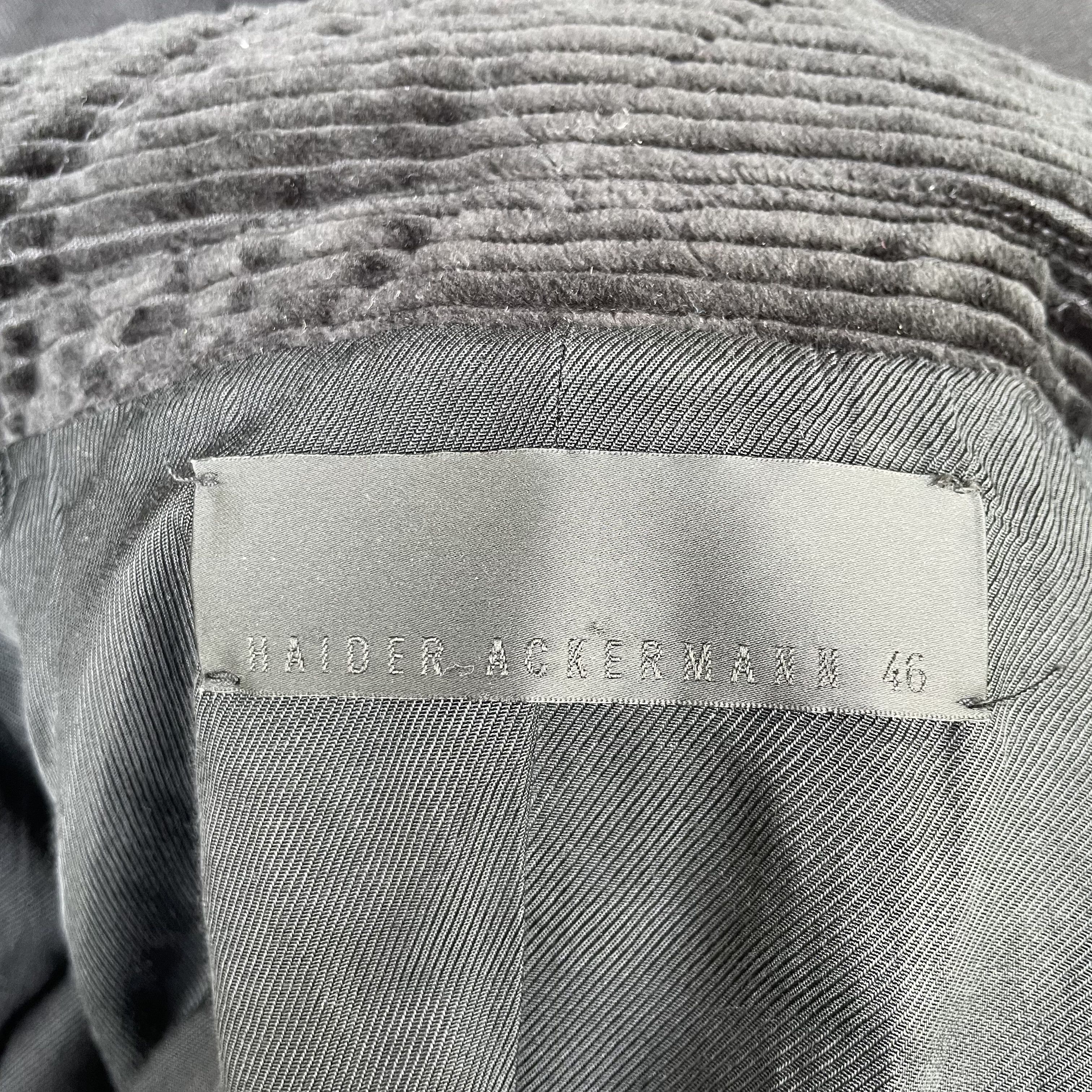 Haider Ackermann Haider Ackermann Black Double-Layered Blazer Jacket Size 48R - 14 Thumbnail