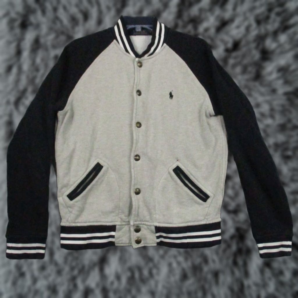 Polo Ralph Lauren Polo Ralph Lauren Madison Avenue Medium Fleece Varsity Jacket Limited Edition Navy Men M Jacket Regular USA Logo 90s College City New York Stadium Size US M / EU 48-50 / 2 - 1 Thumbnail