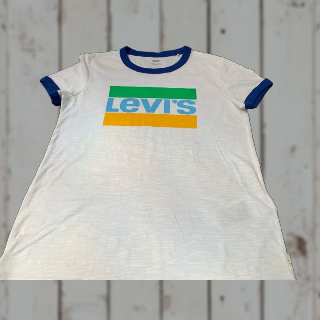 Levi's Levi's Women’s T-Shirt S White Logo Cotton Short Sleeve Jersey Classic Summer Size S / US 4 / IT 40 - 1 Thumbnail